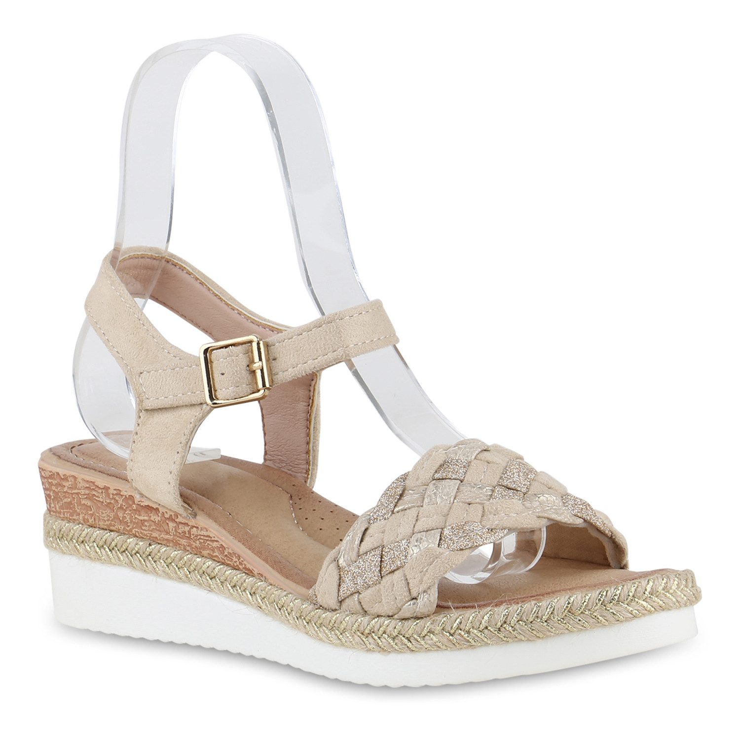 VAN HILL 841296 Keilsandalette Schuhe