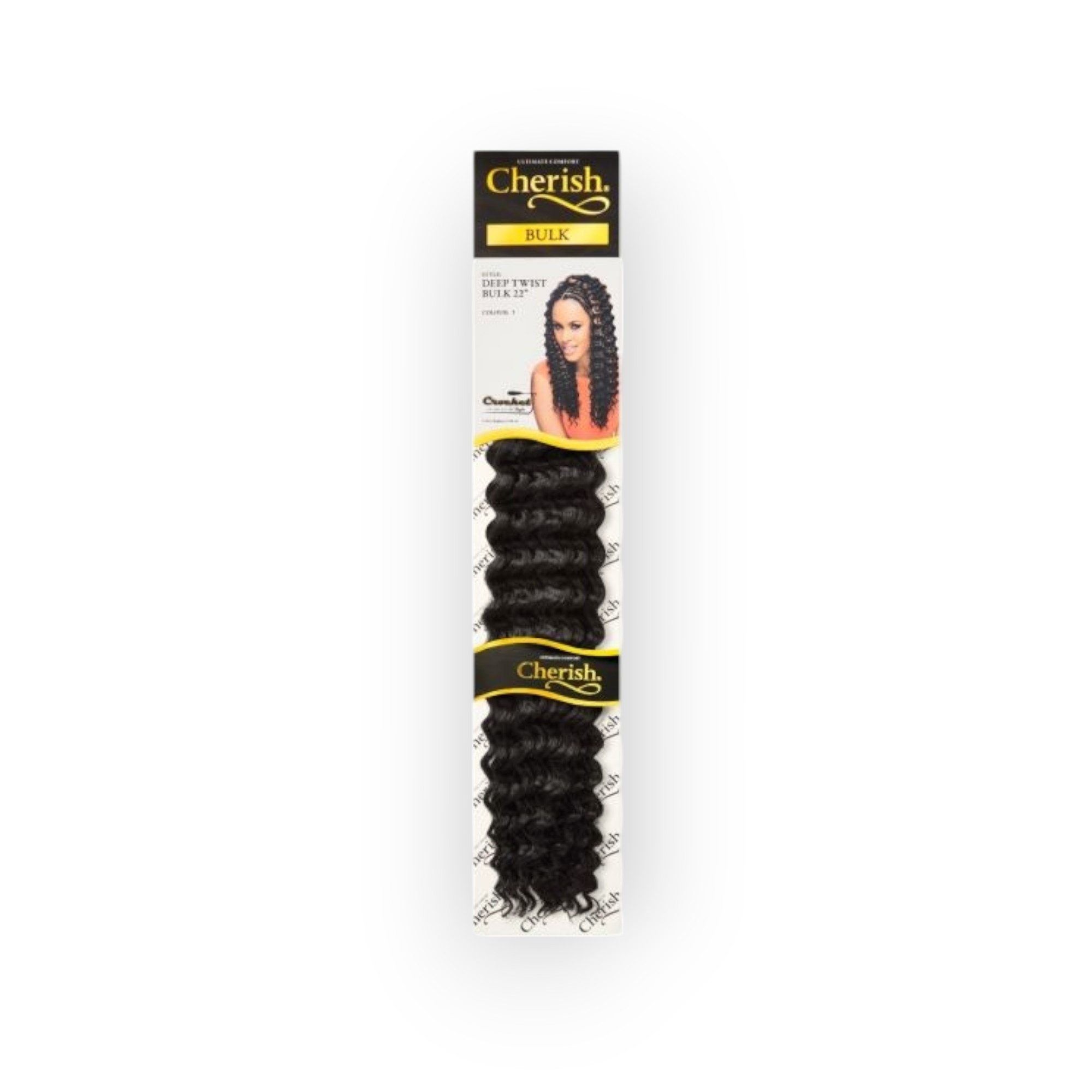 Mamado Kunsthaar-Extension Cherish Bulk - Deep Twist Bulk 22"(56cm)