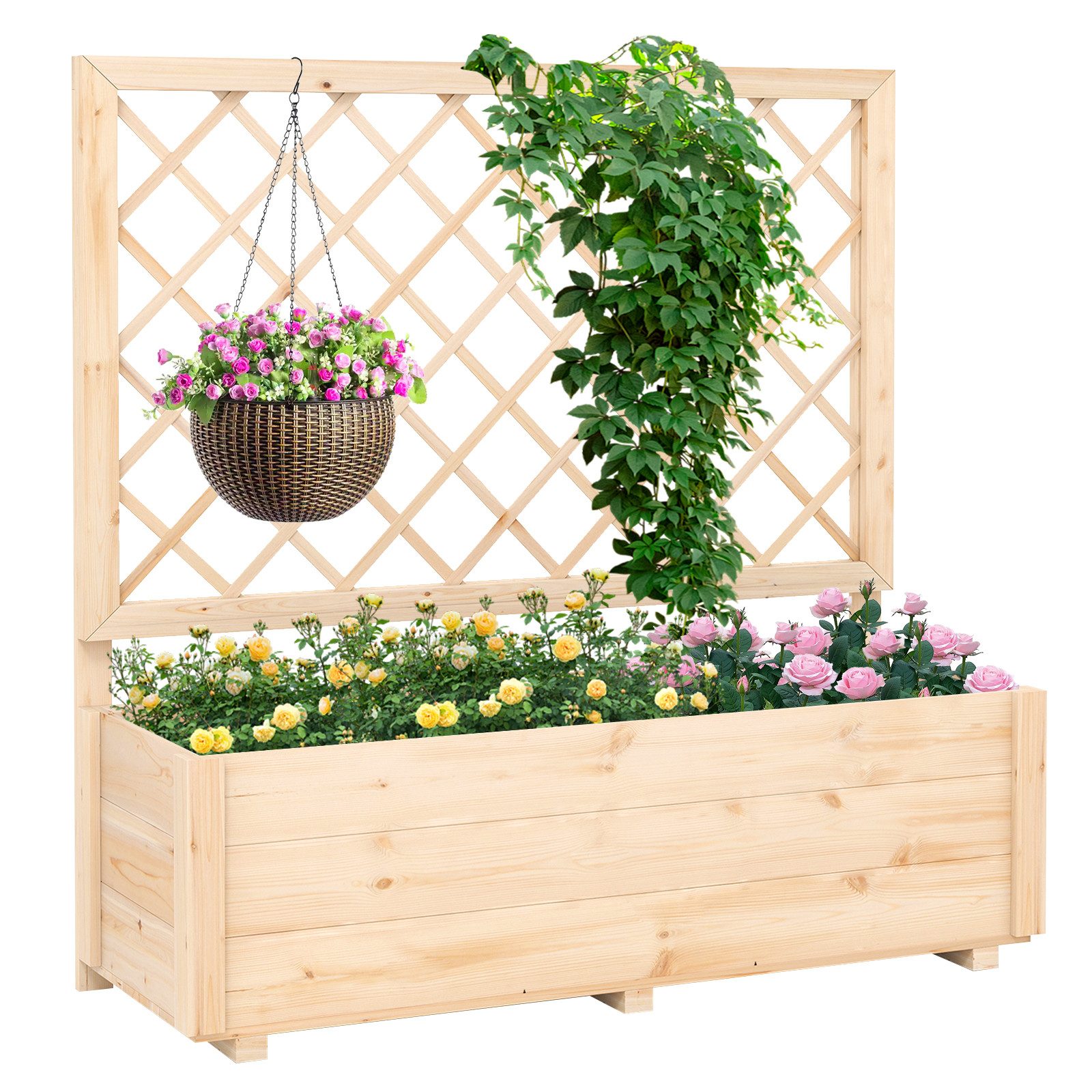 COSTWAY Blumenkasten (1 St), Hochbeet mit günstig online kaufen