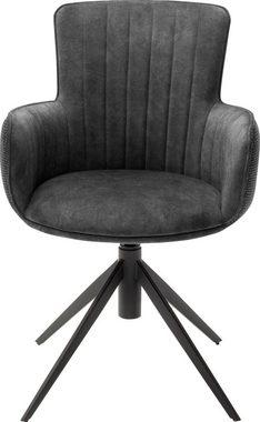 MCA furniture Esszimmerstuhl Denia (Set, 2 St), 2-er Set, Stuhl 360°drehbar mit Nivellierung, belastbar bis 120 kg