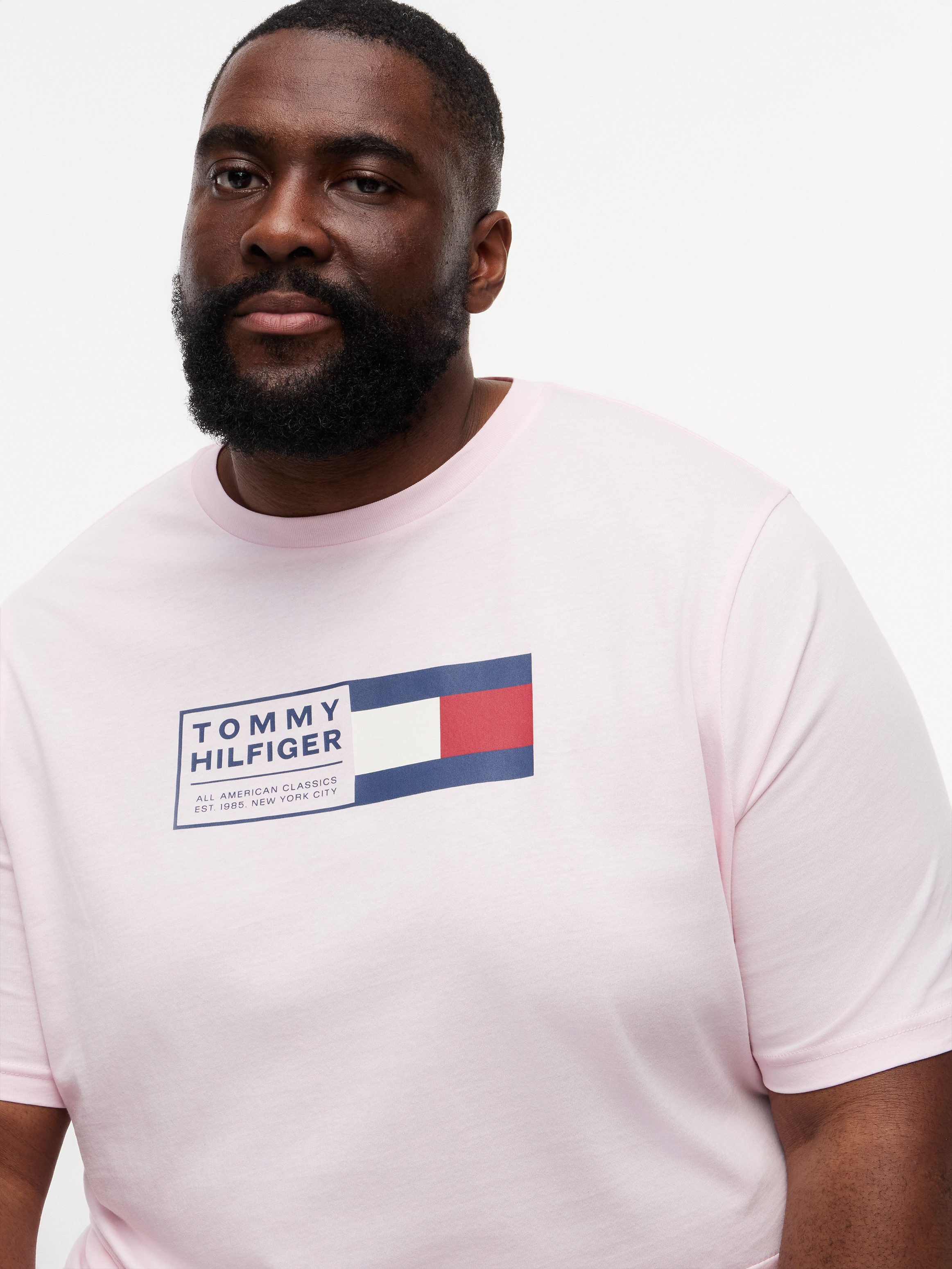 Tommy Hilfiger Big & Tall T-Shirt BRAND LOVE TEXT Regular fit für große Größen