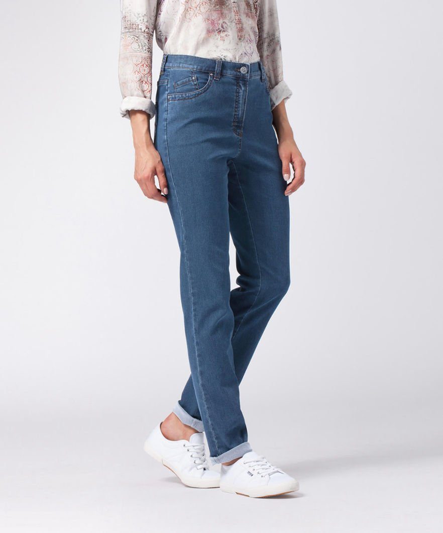 RAPHAELA by BRAX 5-Pocket-Jeans Style INA FAY stein