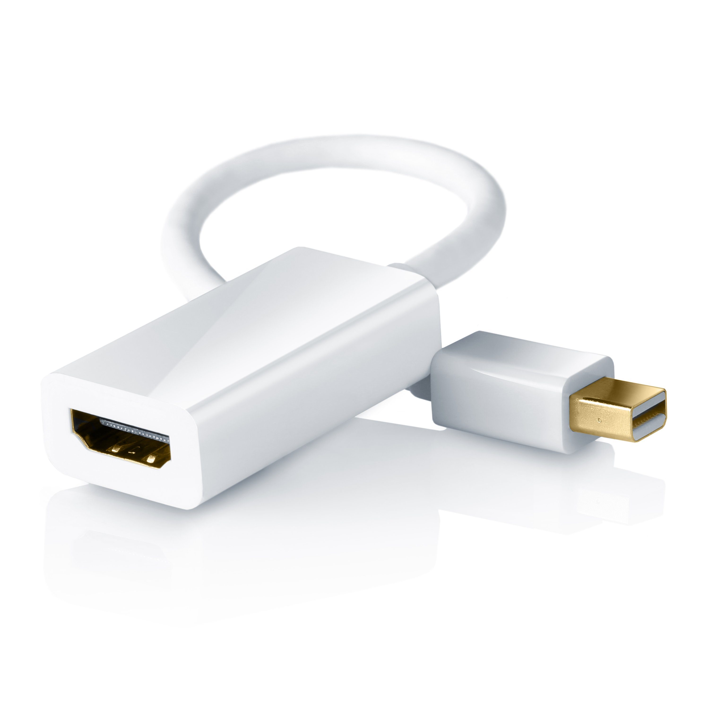 CSL Audio- & Video-Adapter zu HDMI Buchse; mini DisplayPort Stecker, 15 cm,  4K UHD Mini Displayport zu HDMI Adapter / Kabel online kaufen | OTTO