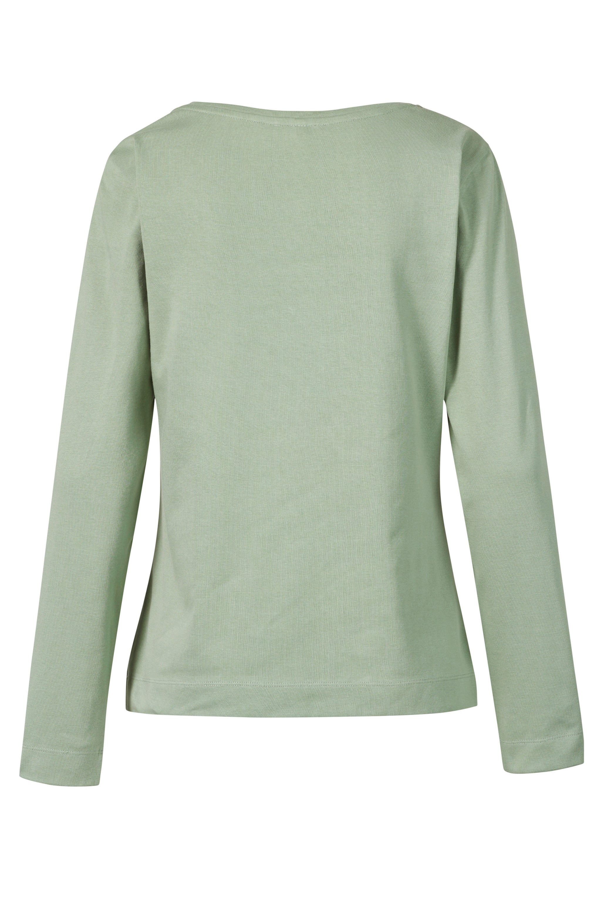 Himalaya Clothing Langarmshirt Basic Damen Shirt langarm "Alma" aus Feinrip günstig online kaufen