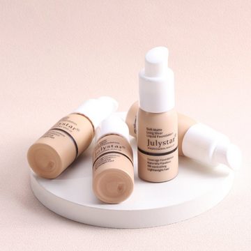 Scheiffy Make-up Full Cover Foundation,Make-up Foundation,30 ml,Oil Control,wasserfest, 2-tlg.