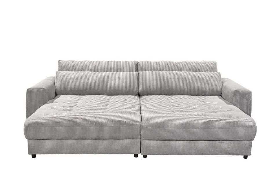 ED EXCITING DESIGN Loveseat Barura (2-St), frei im Raum stellbar, inkl. 2  Rücken- und 2 Nierenkissen, Rücken bezogen - frei im Raum stellbar