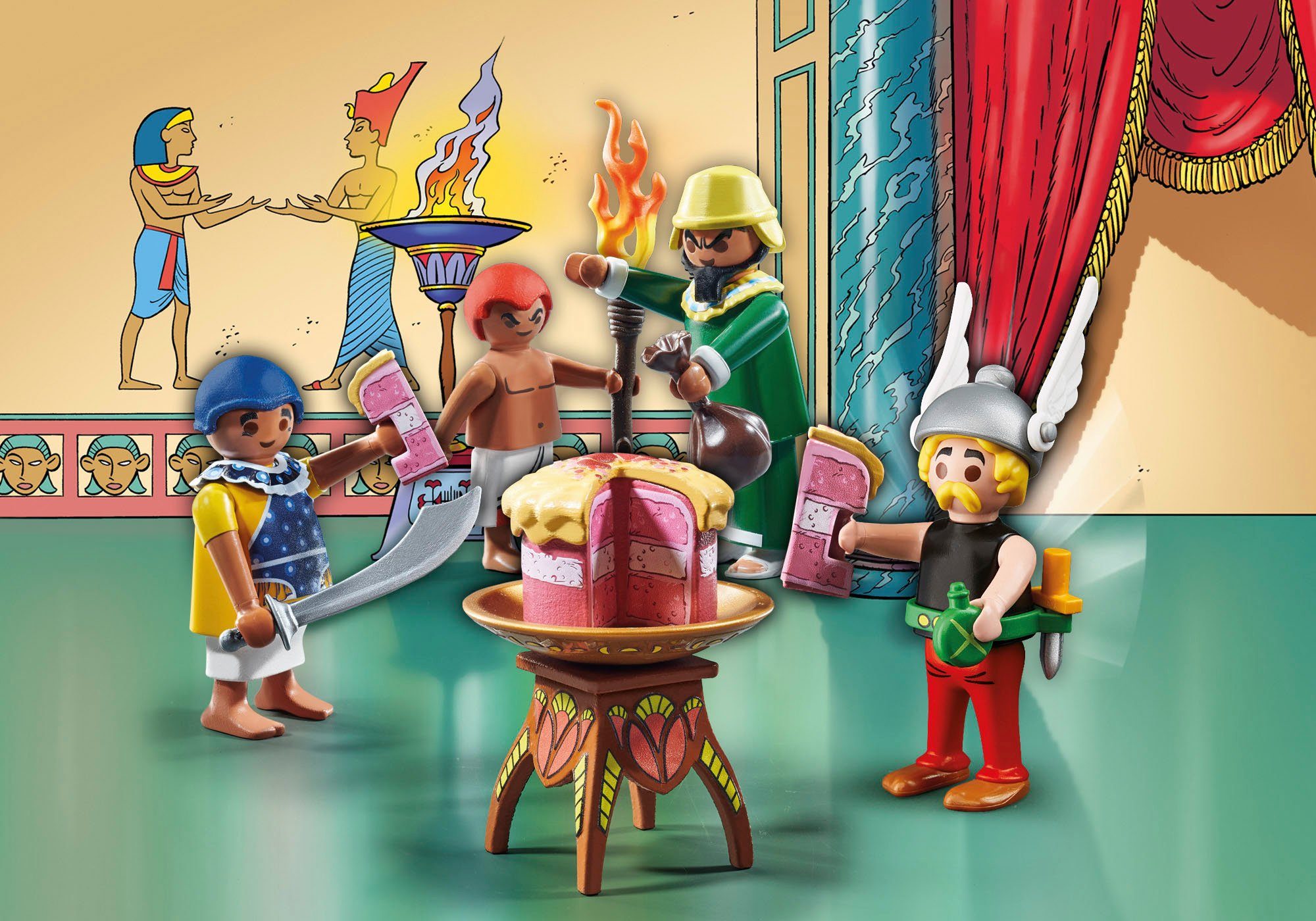 Europe Torte (24 vergiftete Konstruktions-Spielset Asterix, Playmobil® Pyradonis' (71269), Made in St),