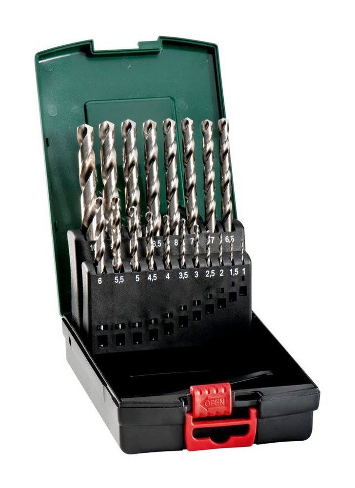 metabo Bohrersatz, HSS-G-Bohrerkassette 19-teilig