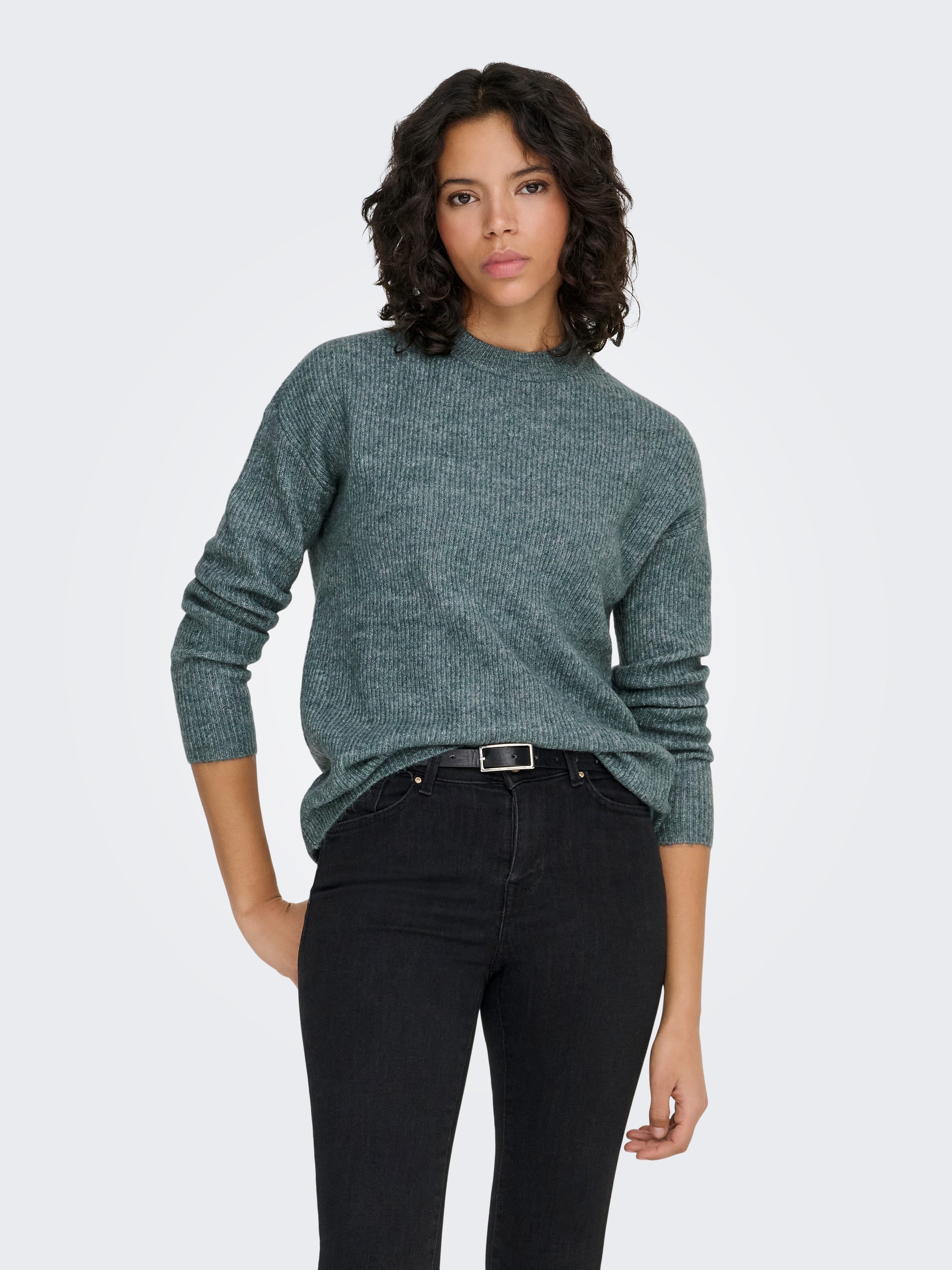 ONLY Strickpullover ONLCAMILLA O-NECK L/S PULLOVER KNT günstig online kaufen