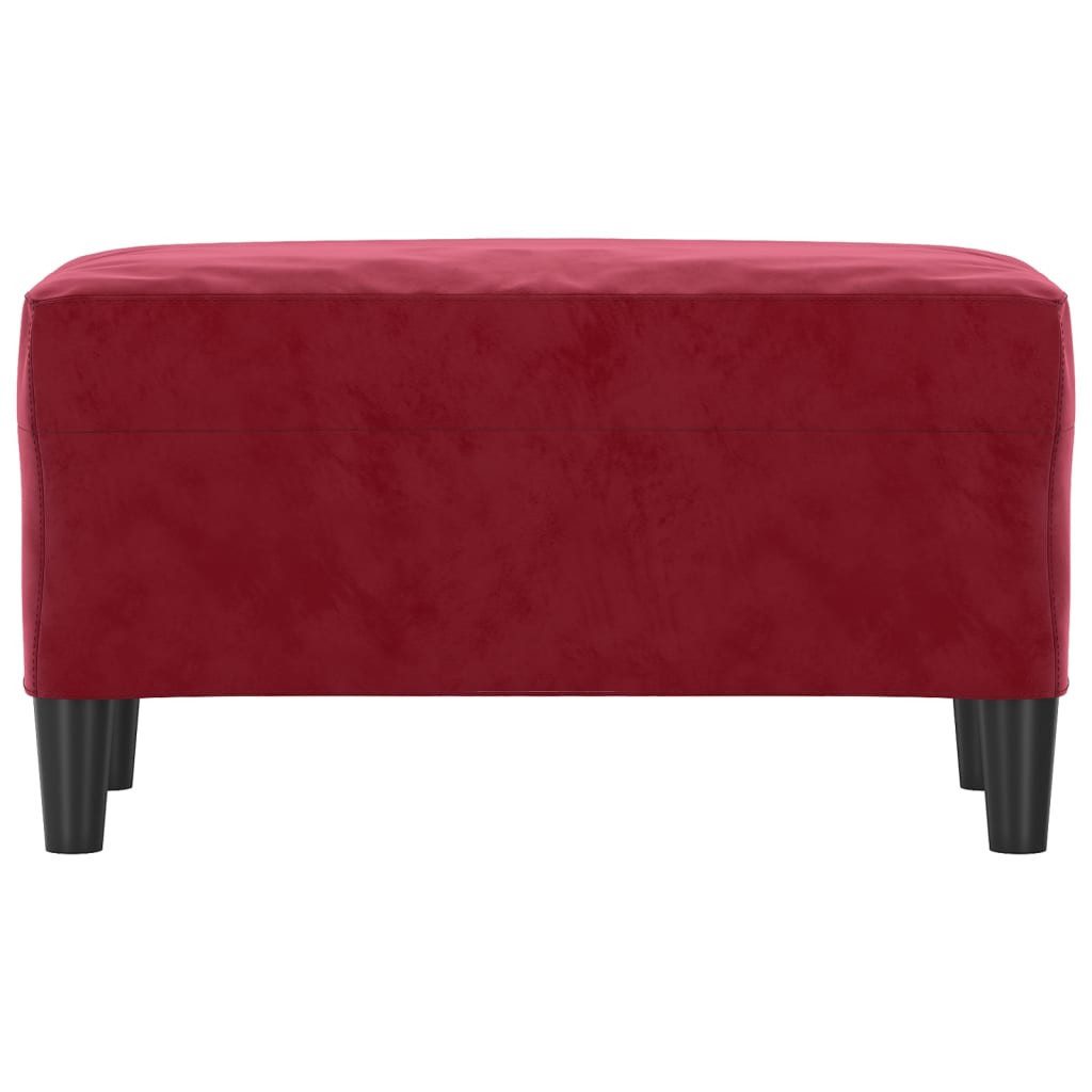 furnicato Sitzbank Multifunktionale 70x35x41 cm in Weinrot mit Samtbezug (1-St)