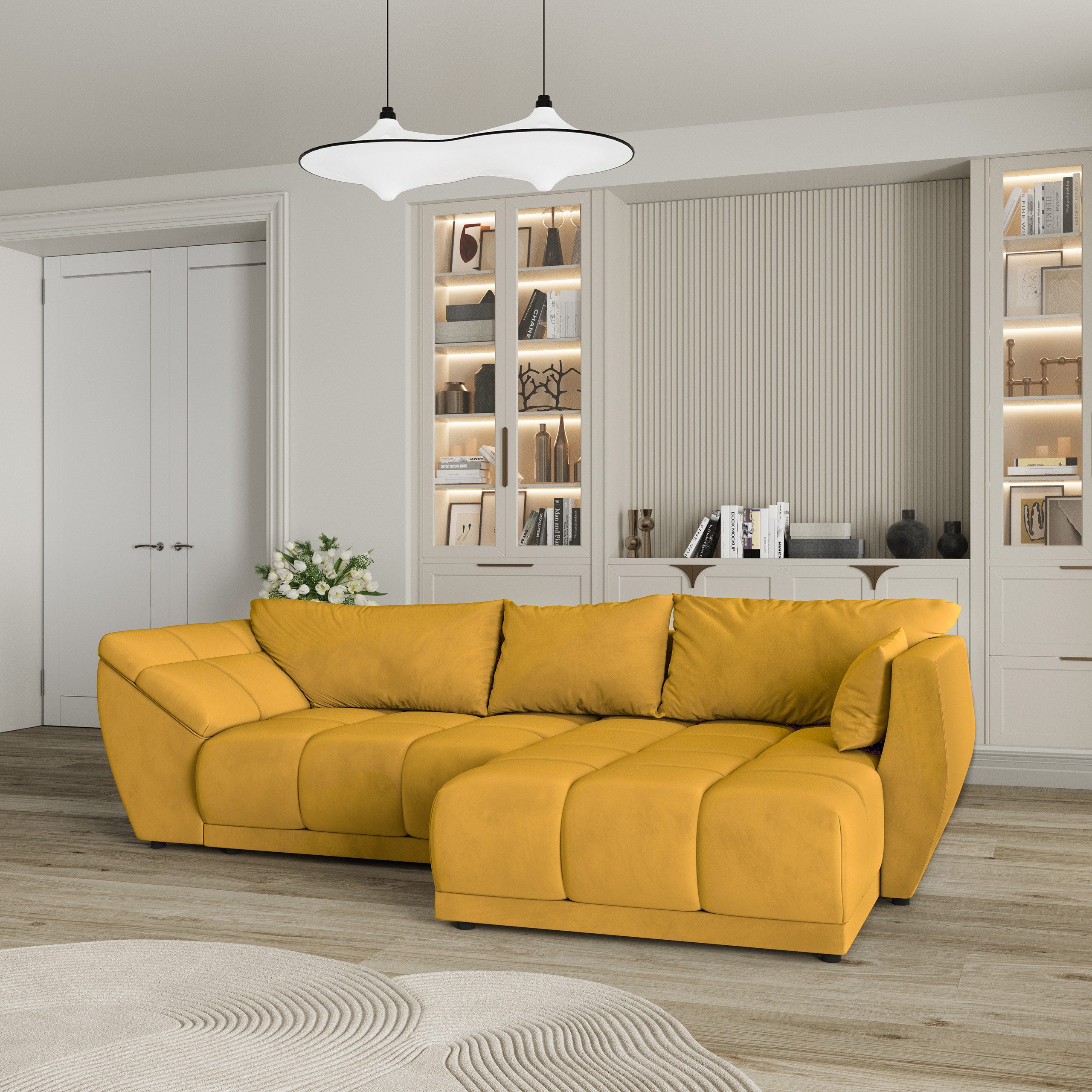 Masseno Ecksofa ORENTI mit Schlaffunktion L-Form, günstig online kaufen