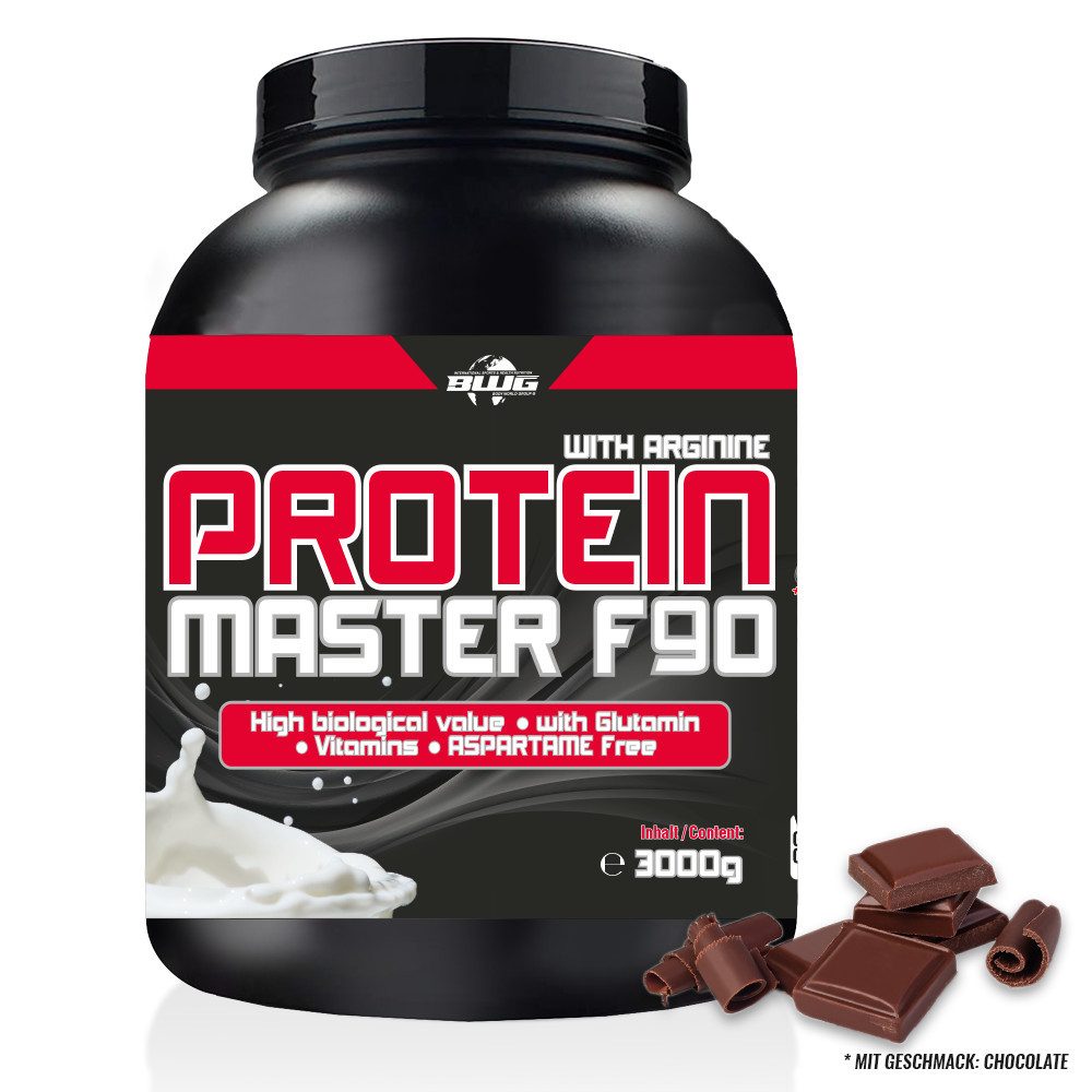 BWG BWG Protein Master F90+ Arginin Chocolate Deluxe 3000g Made in Germany pur