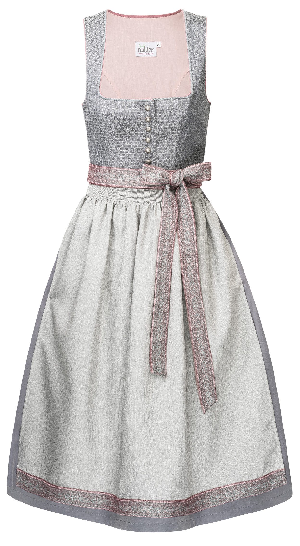 Dirndl Dirndl lang Ellen in Silber von Nübler