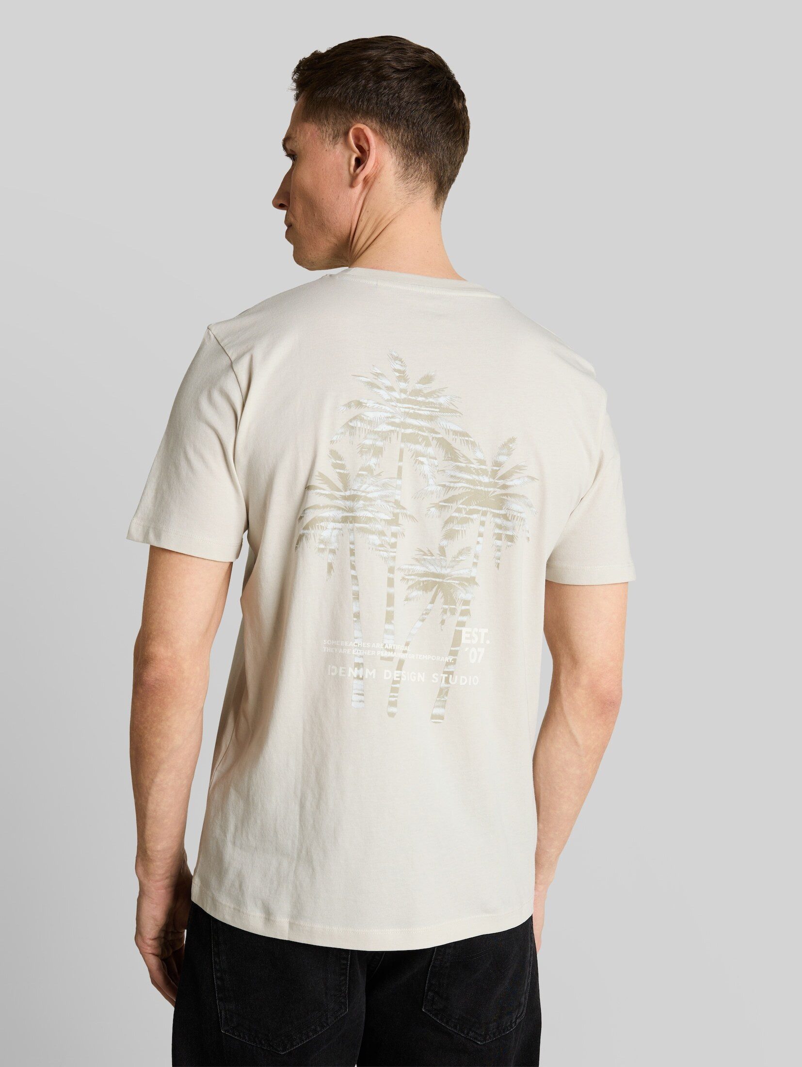 TOM TAILOR Denim T-Shirt T-Shirt T-Shirt mit Rückenprint
