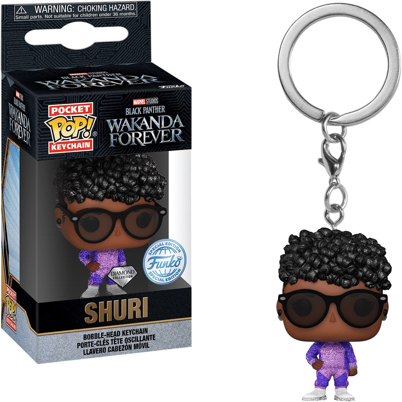 Spielfigur Wakanda Forever - Shuri Diamond SE Pocket POP!