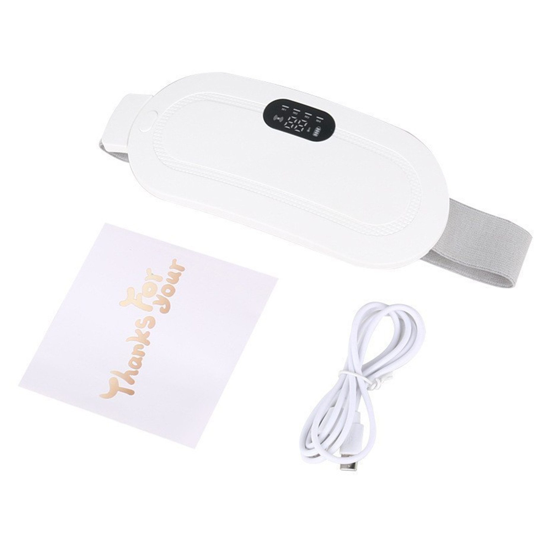 Senmudi Wärmegürtel Elektrischer Menstruations Wärmegürtel,Perioden Wärmegürtel, Unterleib Wärmegürtel, Konstantes Arbeiten,Heizkissen Kabellos, mit 3 Heizmodi,USB Heating Pad Period, zur Schmerzlinderung während der Rücken, unterleib/Magen