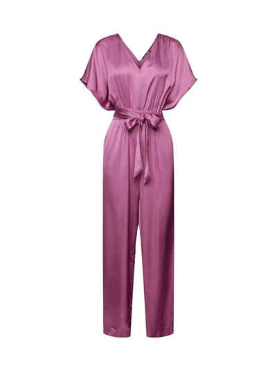 Esprit Collection Overall Satin-Einteiler mit V-Ausschnitt