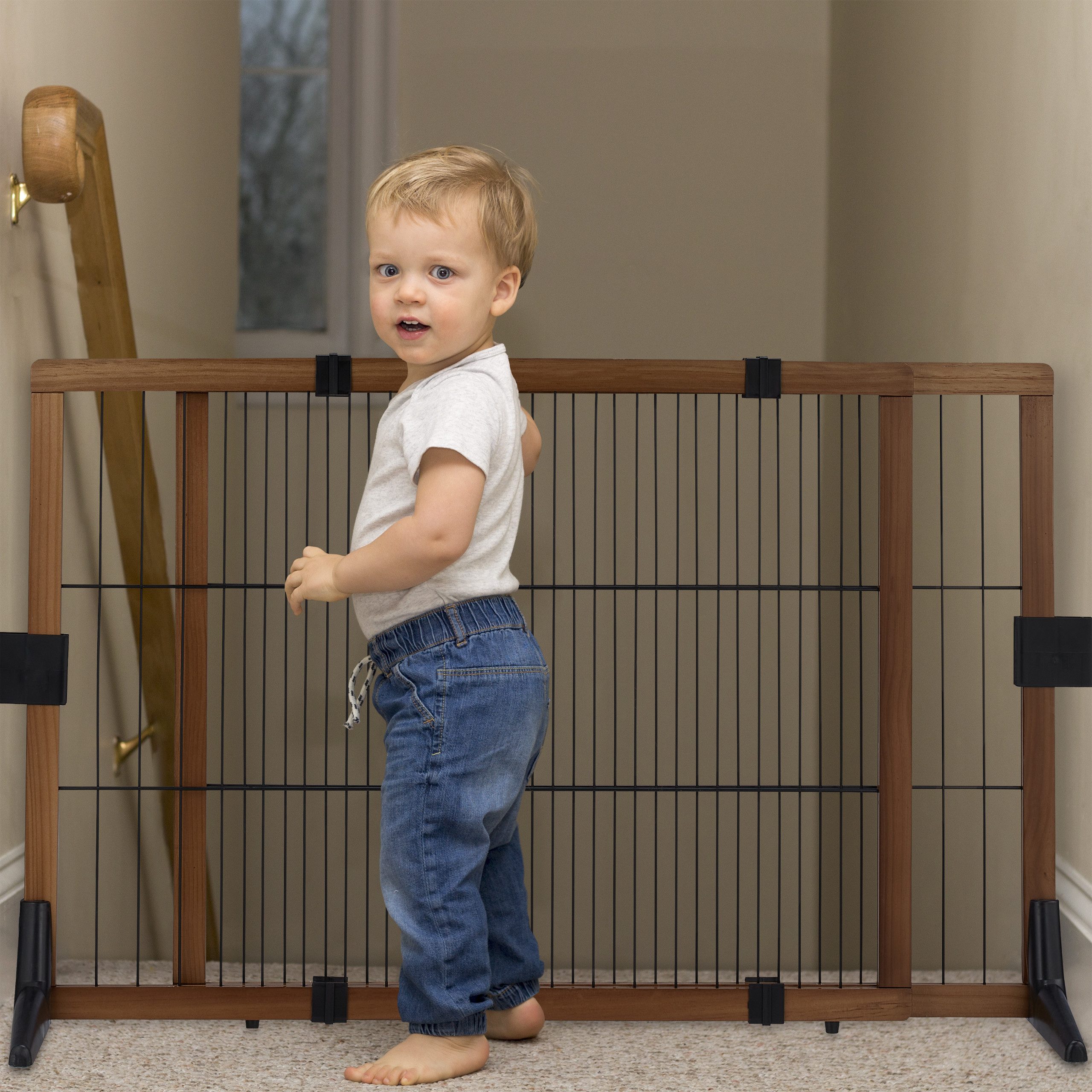 relaxdays Türschutzgitter Ausziehbares Absperrgitter 71 cm günstig online kaufen