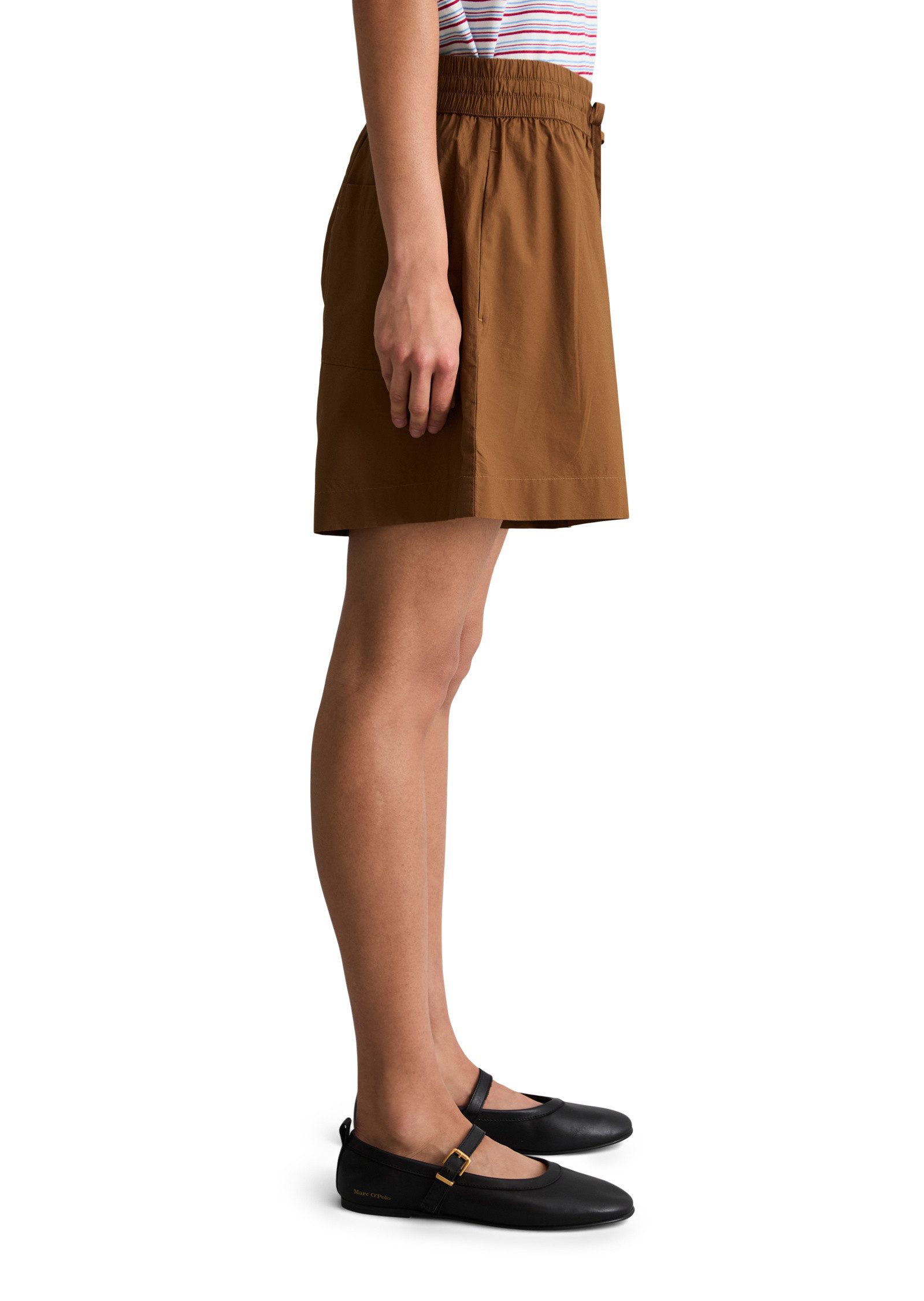 Marc O'Polo DENIM Shorts aus Papertouch-Popeline