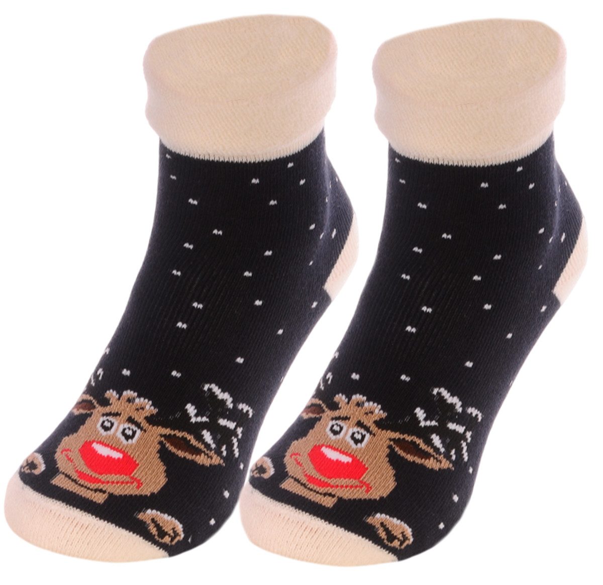 Martinex Thermosocken Носки Weihnachten warme Weihnachtssocken 35 38 39 42 Frottee Socks kuschelig, weich, warm, weihnachtlich, 33 34 35 36 37 38 39