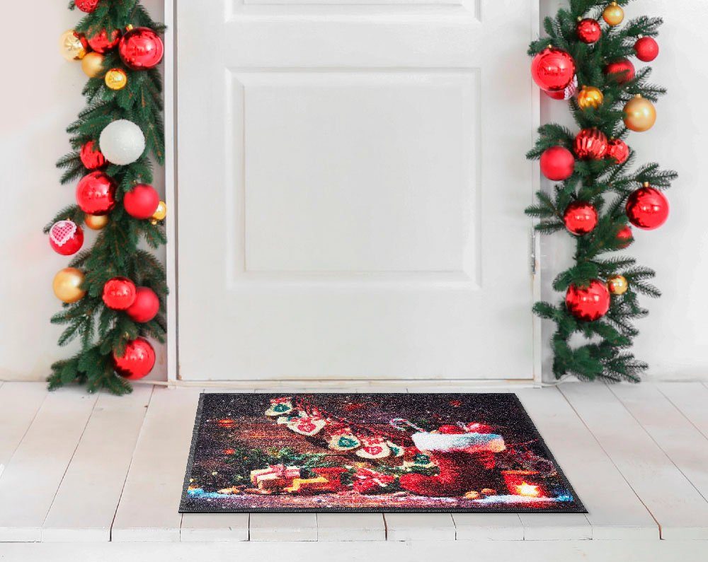 Kleen-Tex Fußmatte Advent Season, rechteckig, Höhe: günstig online kaufen