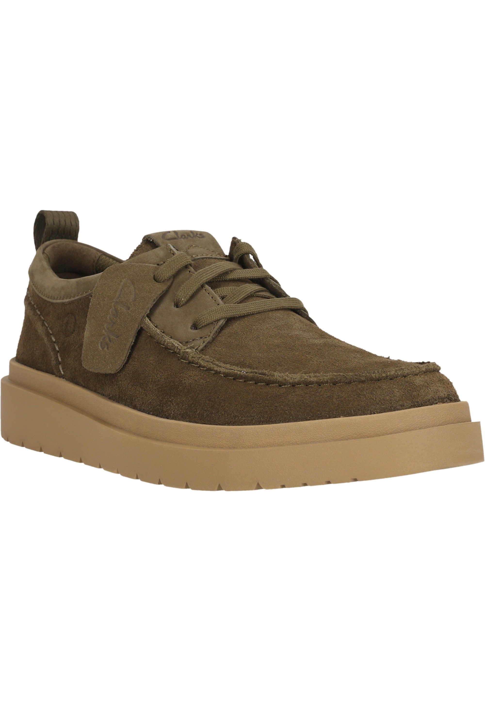 Clarks Polden Moc Schnürschuh mit ultraleichter Sohle