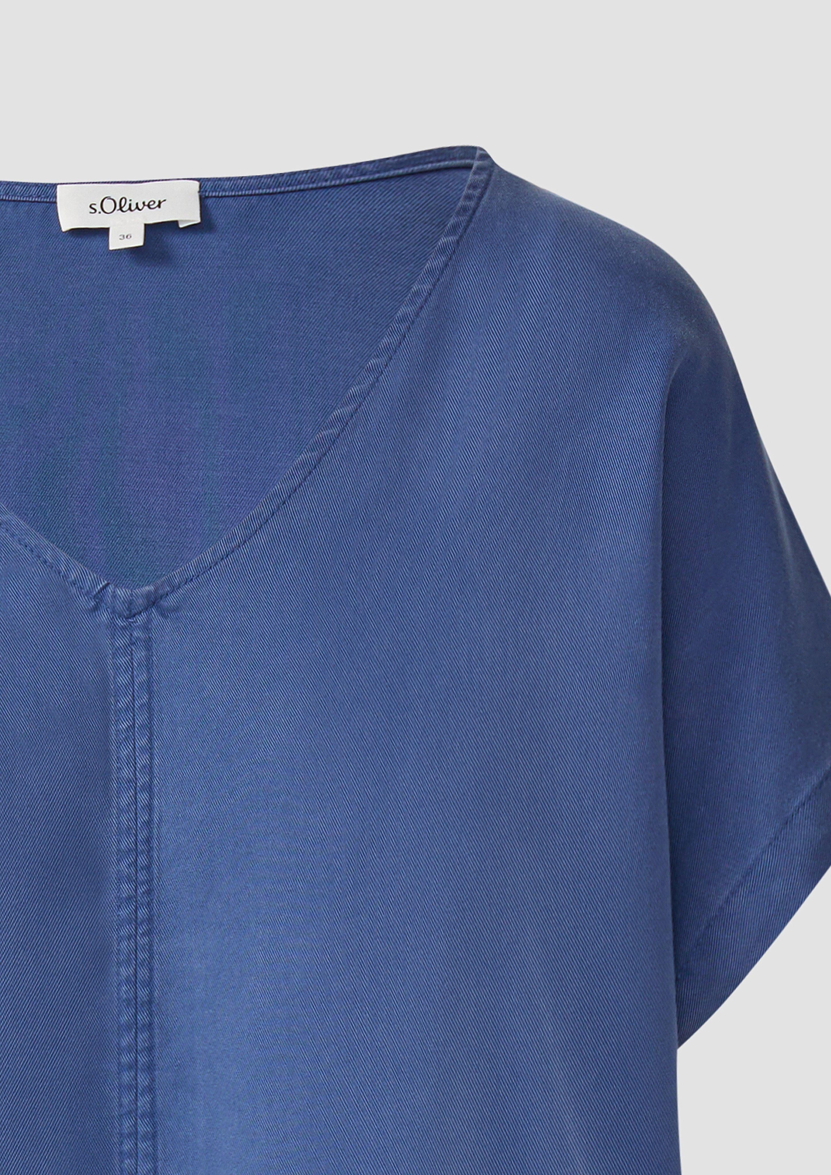 s.Oliver Blusentop Ärmellose Bluse aus Lyocell günstig online kaufen