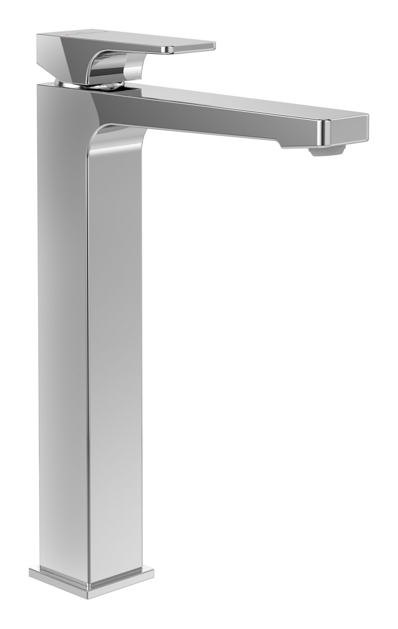 Villeroy & Boch Waschtischarmatur Architectura Square Mit Push-Open-Ablaufgarnitur, Standmontage
