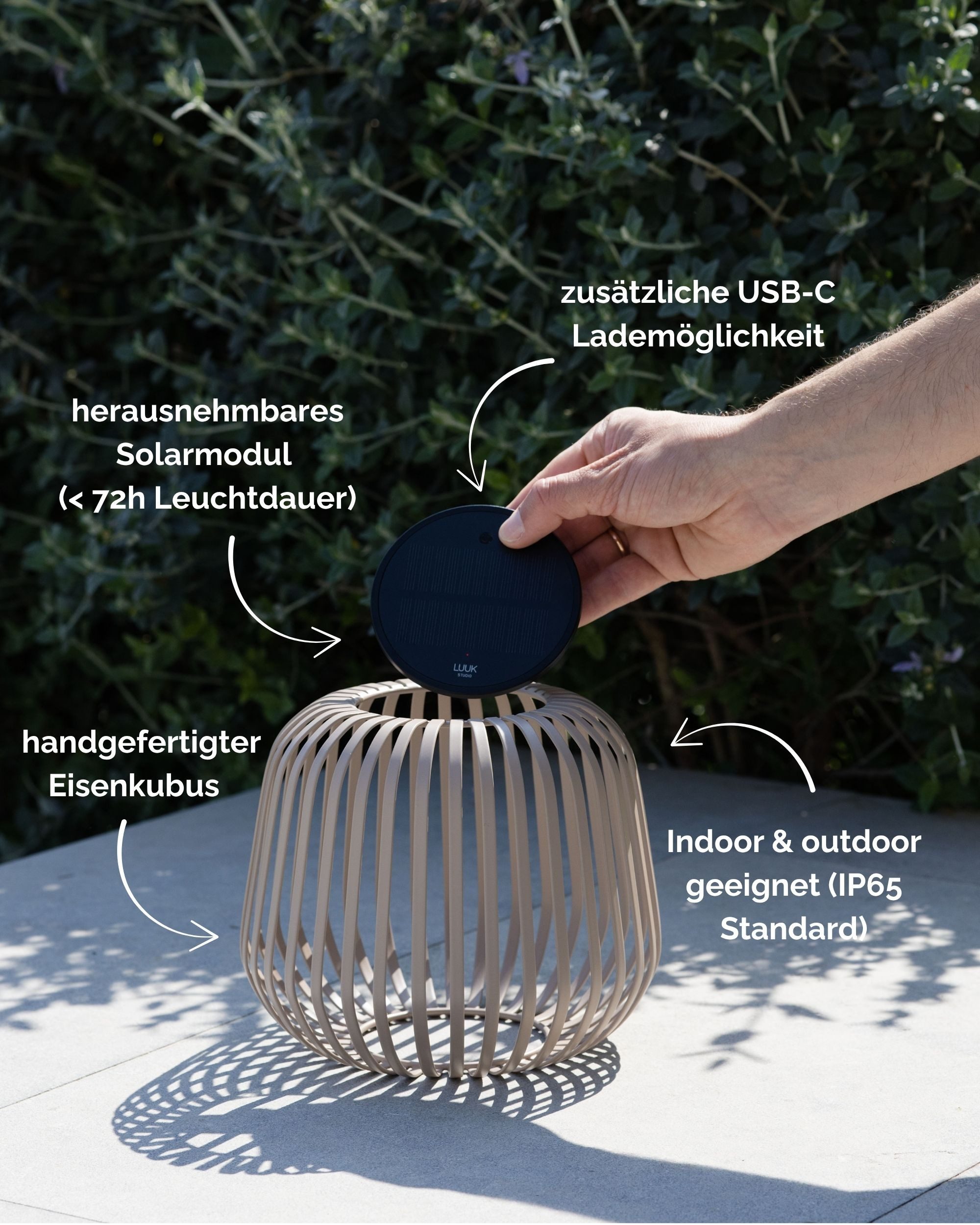 LUUK Studio LED Solarleuchte SOLIS, LED günstig online kaufen