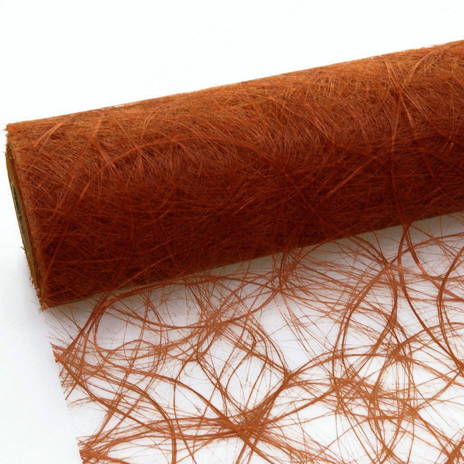 Deko AS Tischläufer Sizoweb Tischläufer - Terracotta - 30cm - 25m - 64 046-R 300 (1-tlg, 1 Rolle Tischläufer), Strapazierfähig