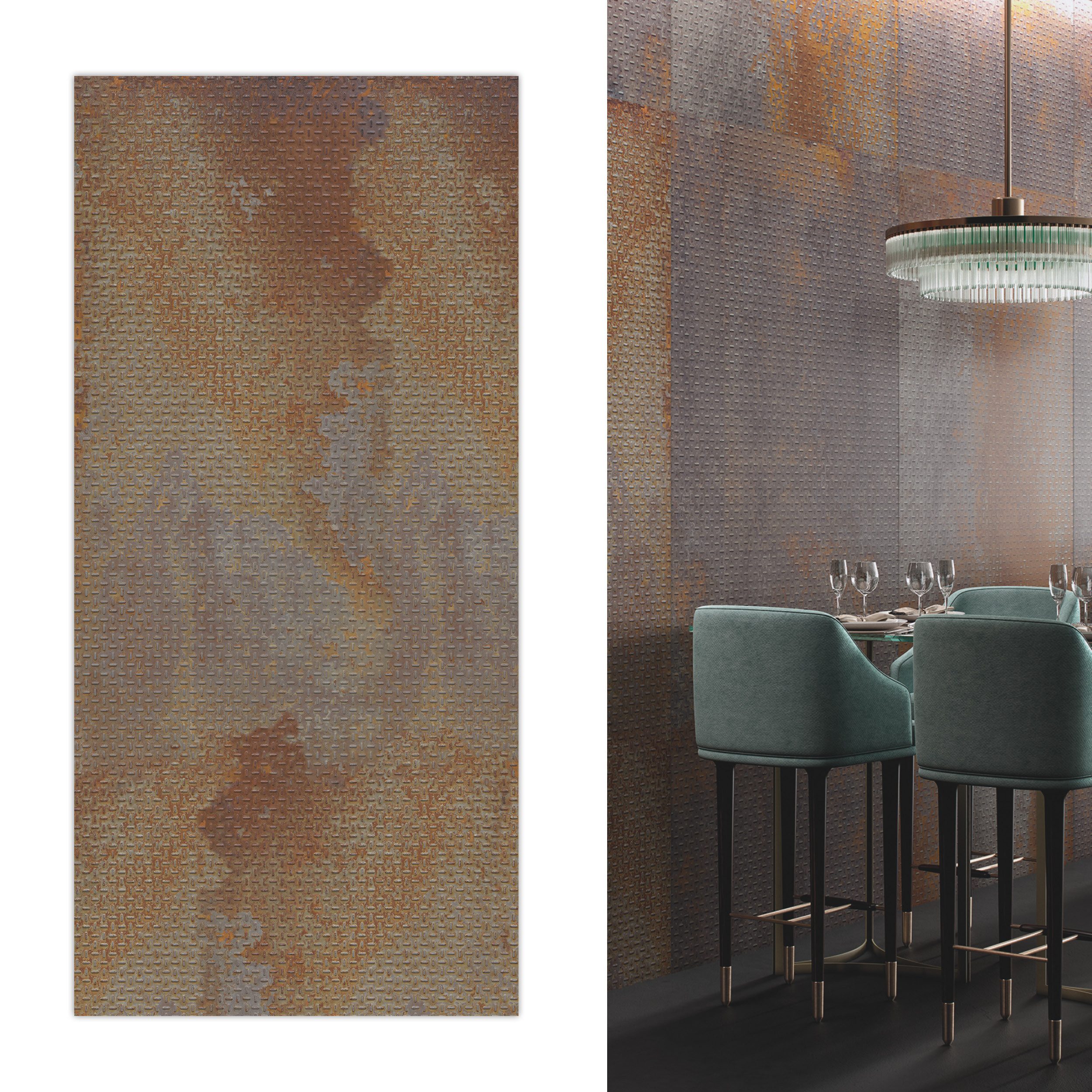 KOBERT-IN Duschwand XXL Wandfliese / Wandpaneel 260 x 122 cm wasserfest kratzfest, (Packung mit 1 Paneel á 3,17 m², Kostenfreie Lieferung), kratzfest, wasserfest für Dusche und Gewerbe geeignet