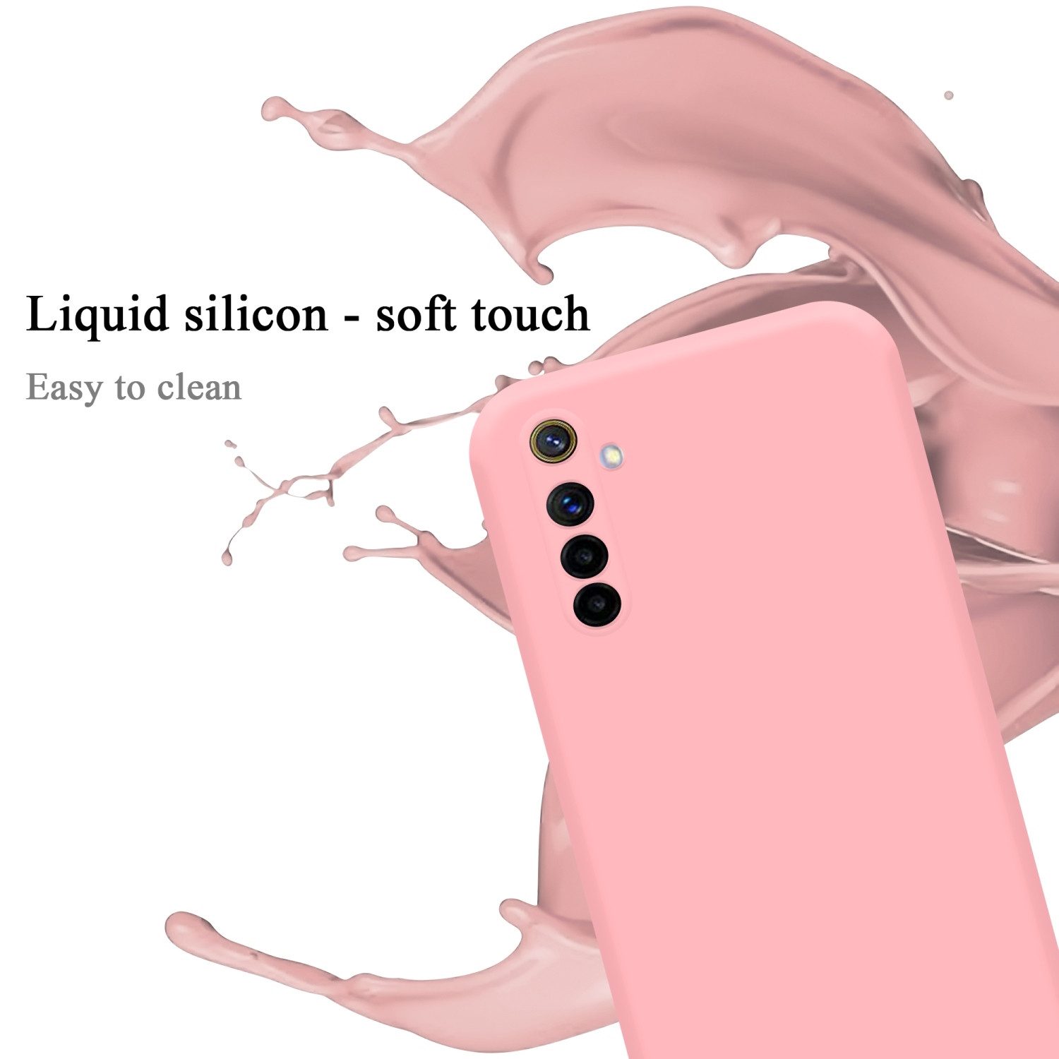 Cadorabo Handyhülle für Realme 6 4G / 6s Hülle Realme 6 4G / 6s, Flexible Hülle TPU Silikon Schutzhülle Back Cover Case