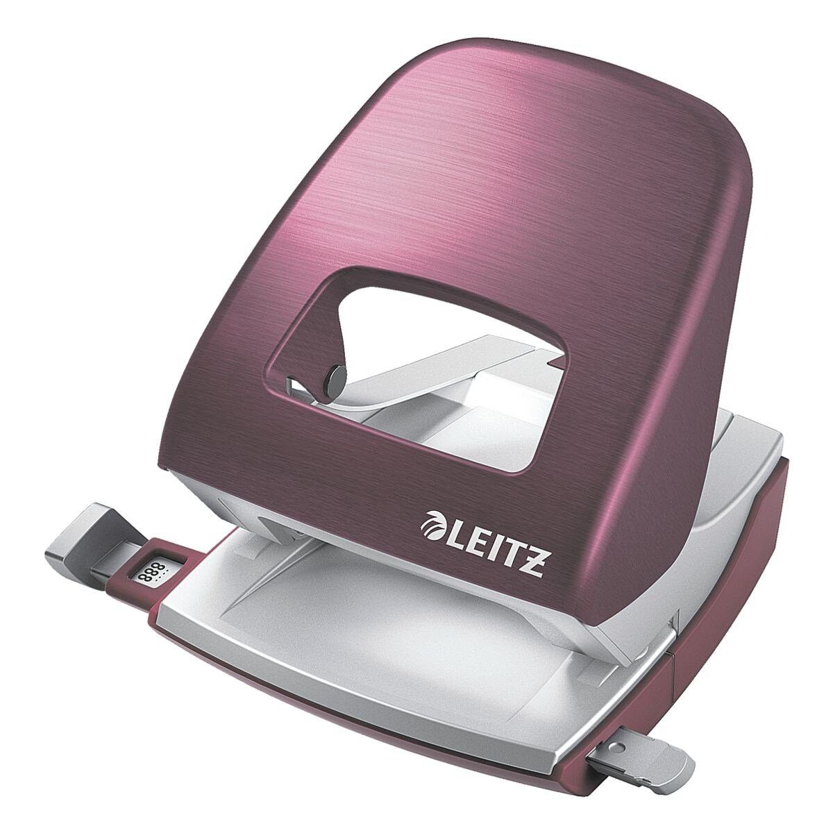 LEITZ Lochstanzer 5006 NeXXt Style, 2-fach bis 30 Blatt, für A4, A5, A6, 8x8x8 cm, US, Folio