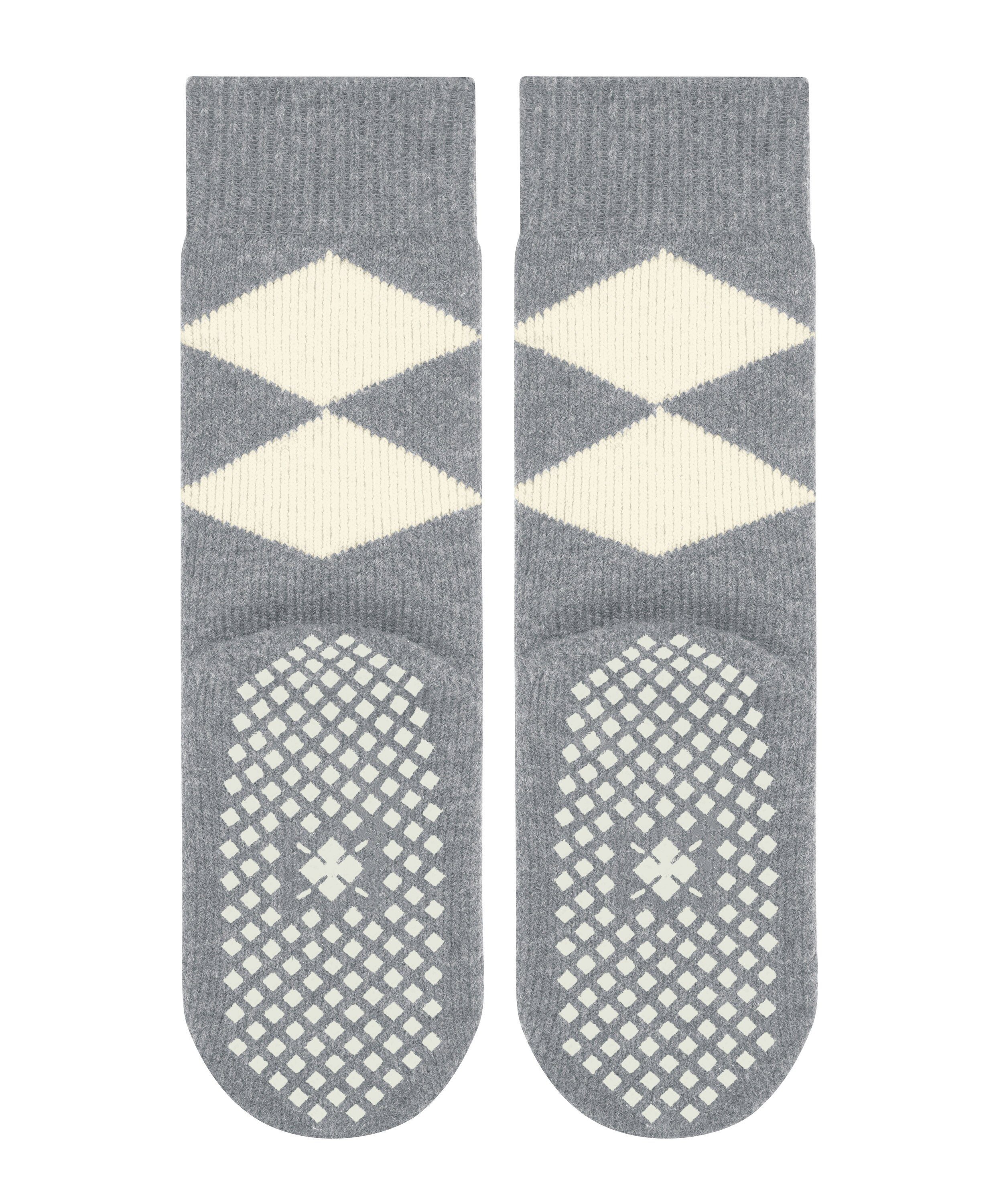 Argyle (3107) Socken (1-Paar) grey Cosy Burlington mel.