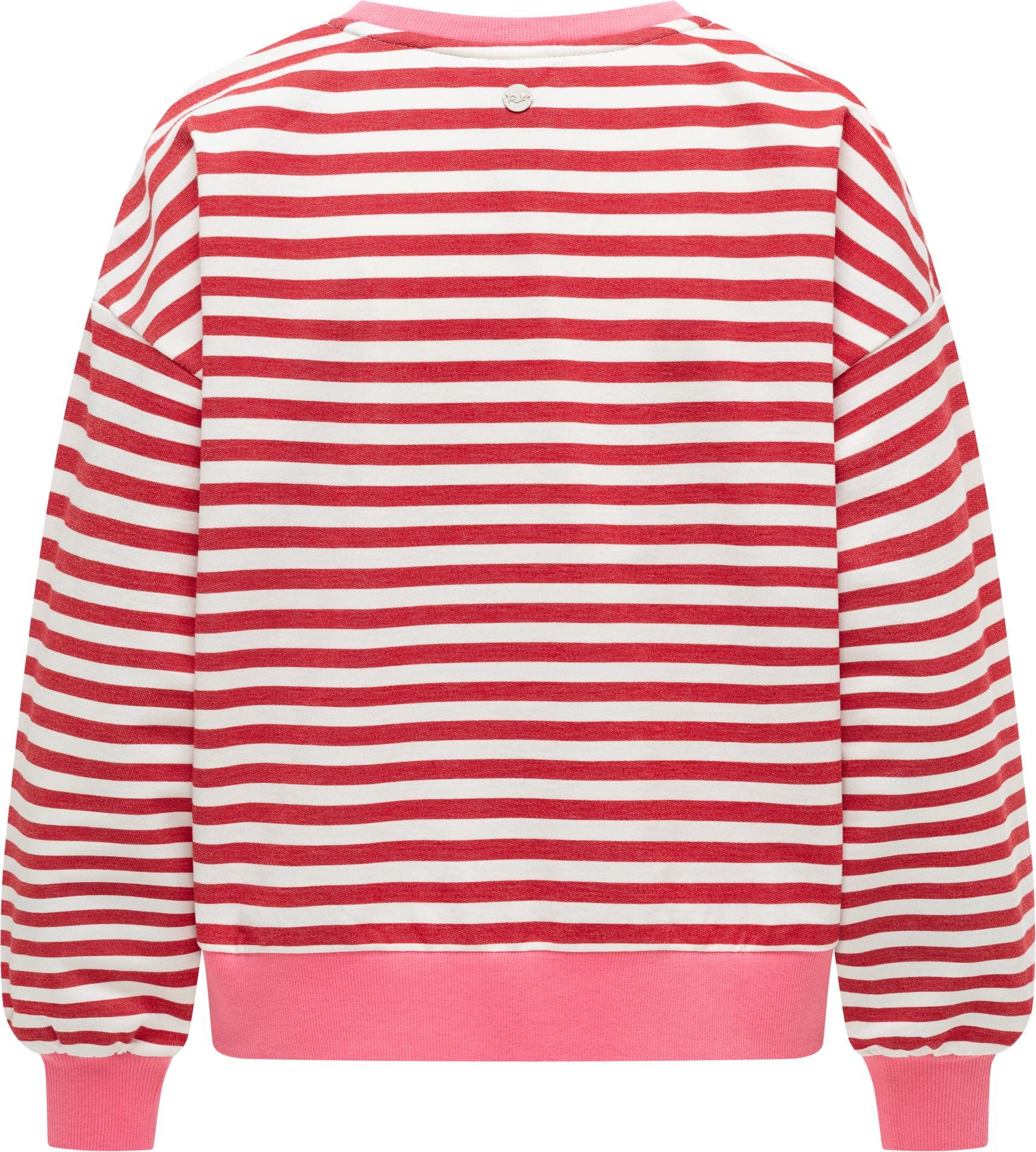 Ragwear Sweater Wuss Stripes Hoodie mit verstellbarer Kapuze
