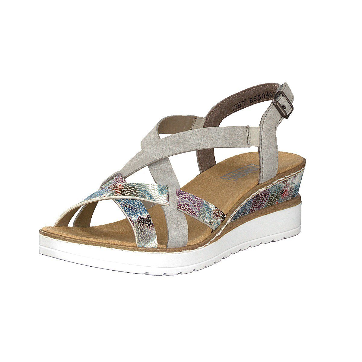 Rieker Rieker Damen Sandale grau Sandale, stilvolle Freizeitmode, für ...