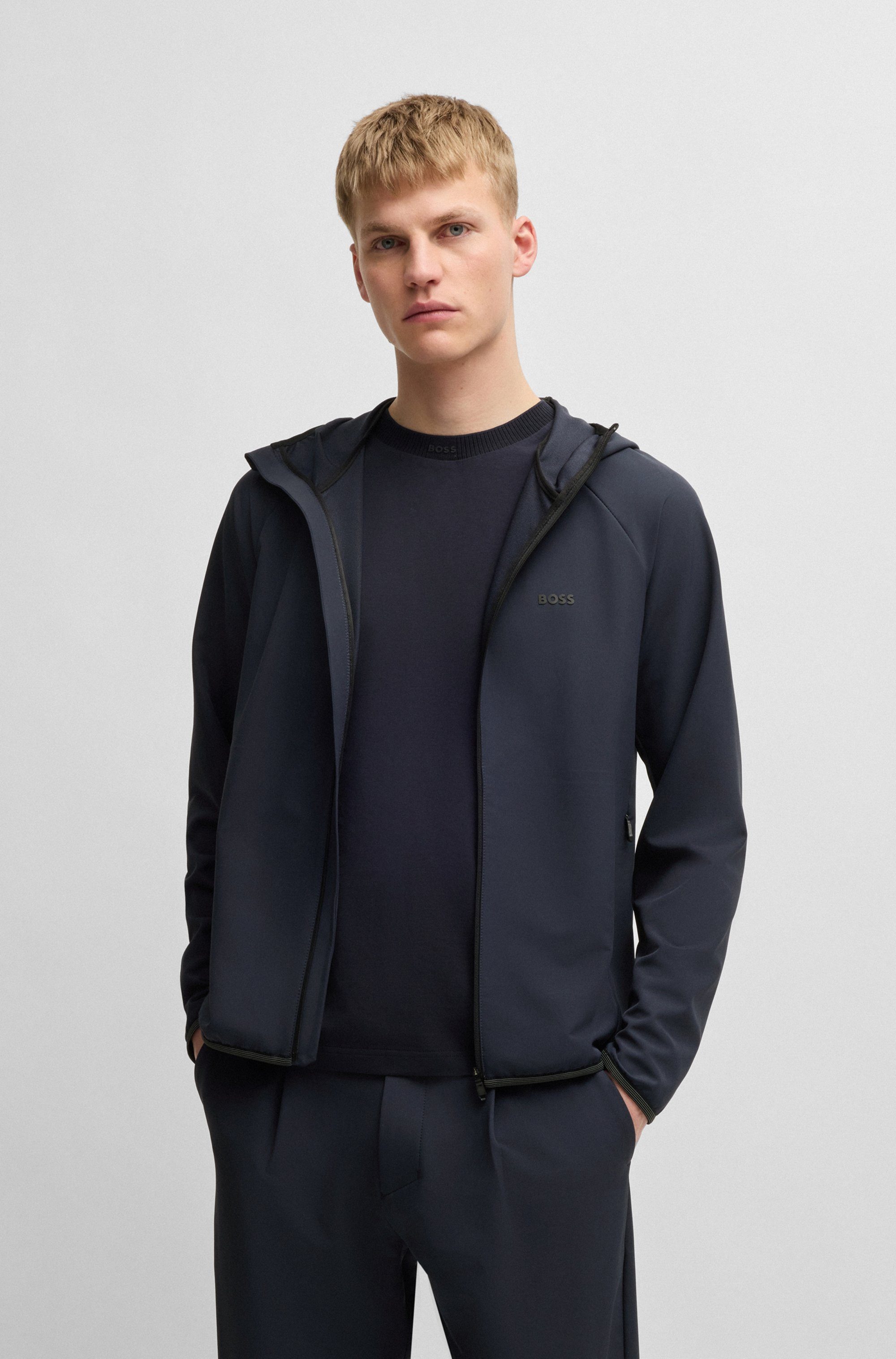 BOSS GREEN Funktionsjacke L Commuter wasserabweisend Funktionsjacke mit gum günstig online kaufen