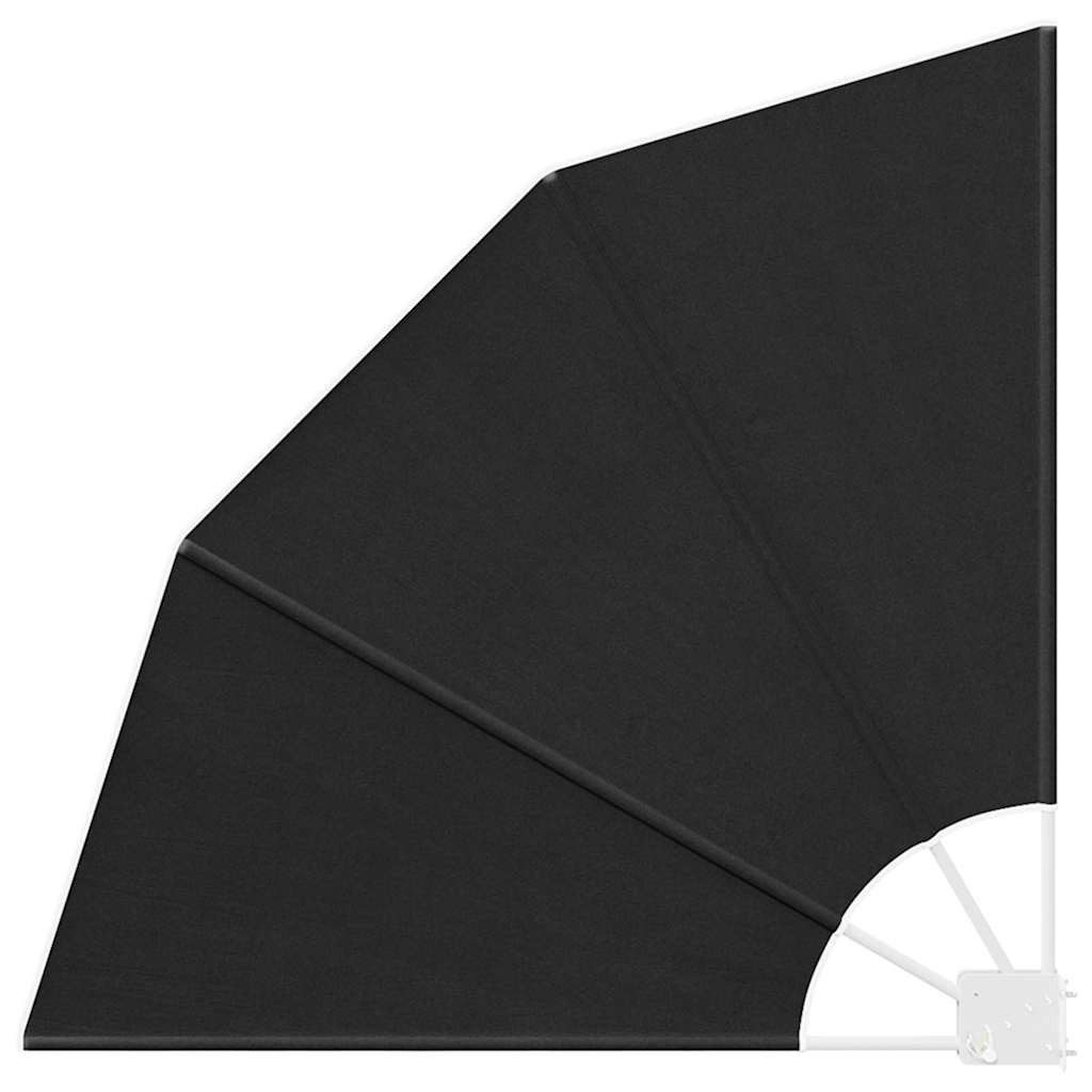 vidaXL Balkonsichtschutz Balkon Sichtschutz 115 x 115 cm Polyester Anthrazit (1-St)