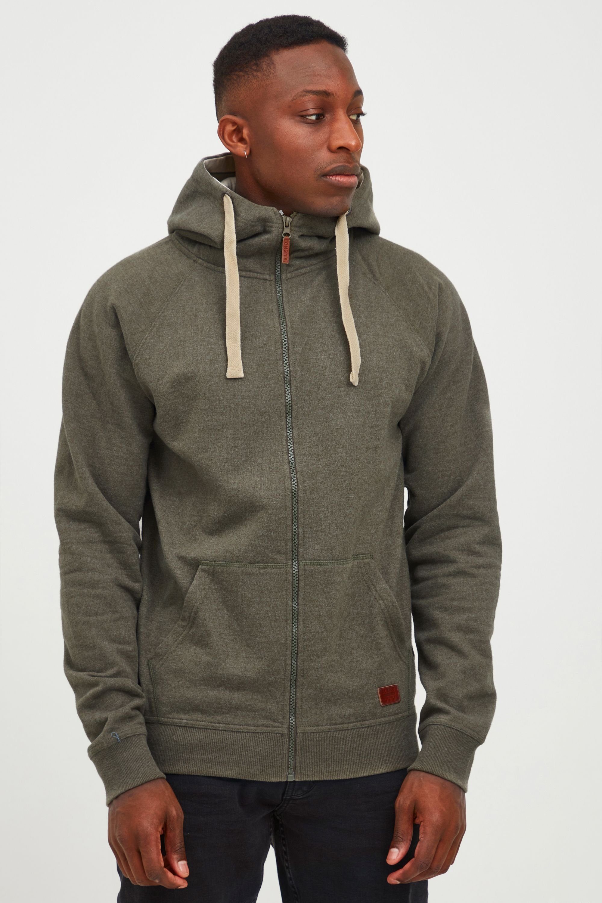 Blend Kapuzensweatjacke BHSpeedy Stilvolle Kapuzensweatjacke mit hochabschließendem Kragen