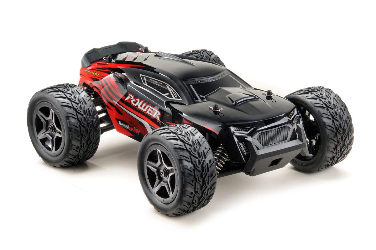 Absima RC-Auto Green Power High Speed Race Truck - Truggy POWER (inkl. Fahrakku und Ladegerät, fertig aufgebaut), mit 2,4 GHz Fernsteuerung