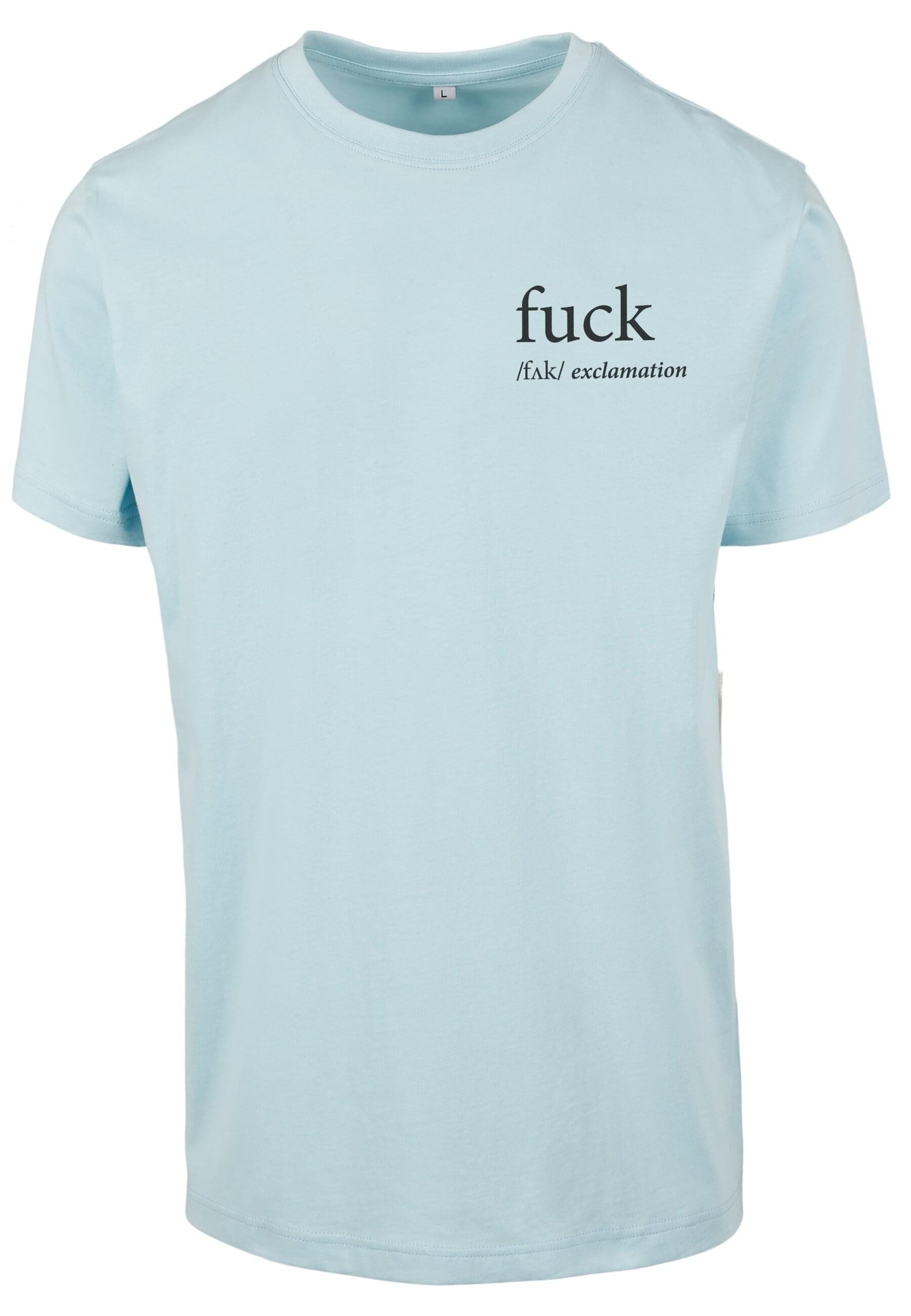 MisterTee T-Shirt MisterTee Herren FCK Tee günstig online kaufen