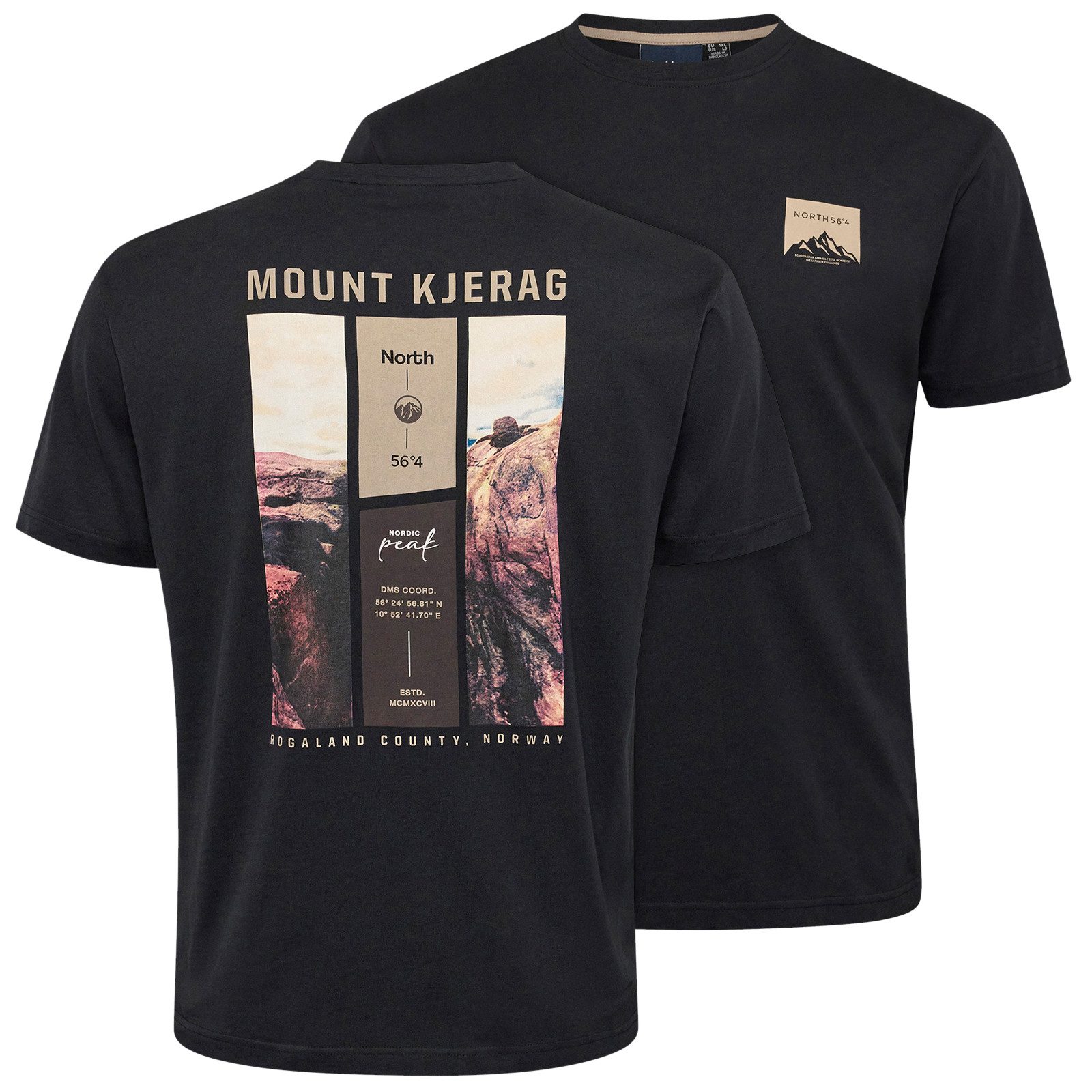 north 56 4 Rundhalsshirt Übergröße North günstig online kaufen