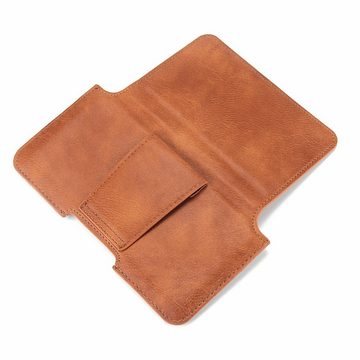 K-S-Trade Handyhülle für Sony Xperia L4, Handyhülle Schutzhülle Gürteltasche Holster Gürtel Tasche