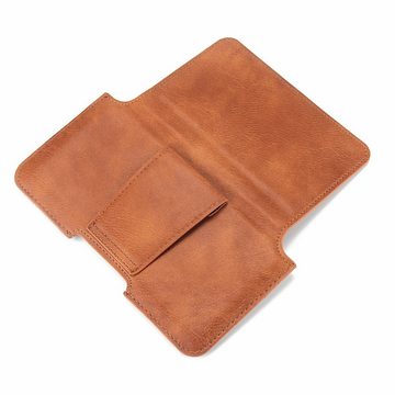 K-S-Trade Handyhülle für Xiaomi 12 Lite, Handyhülle Schutzhülle Gürteltasche Holster Gürtel Tasche