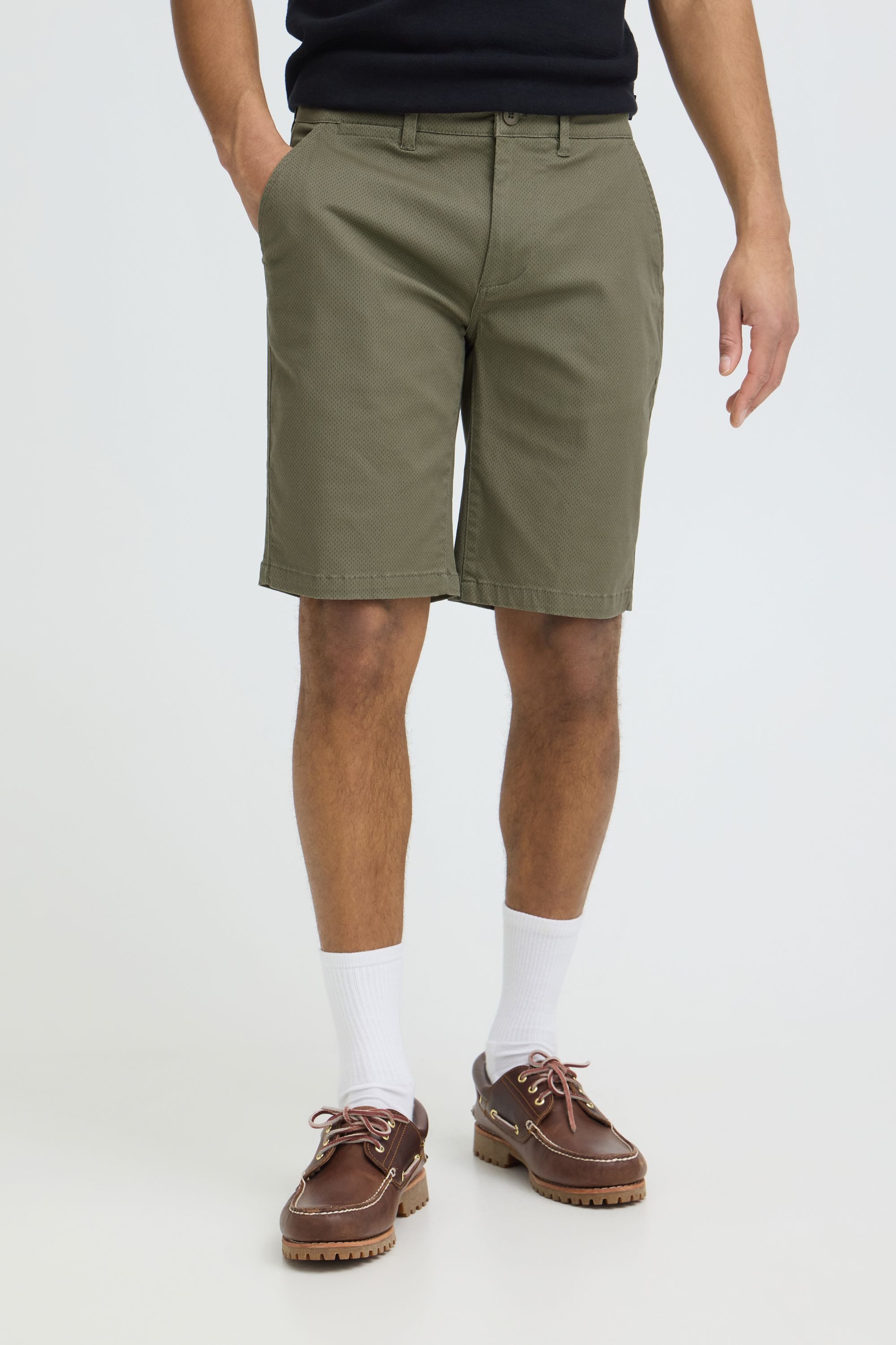 Blend Chinoshorts BHMason Strukturierte Chinoshorts mit Gürtelschlaufen