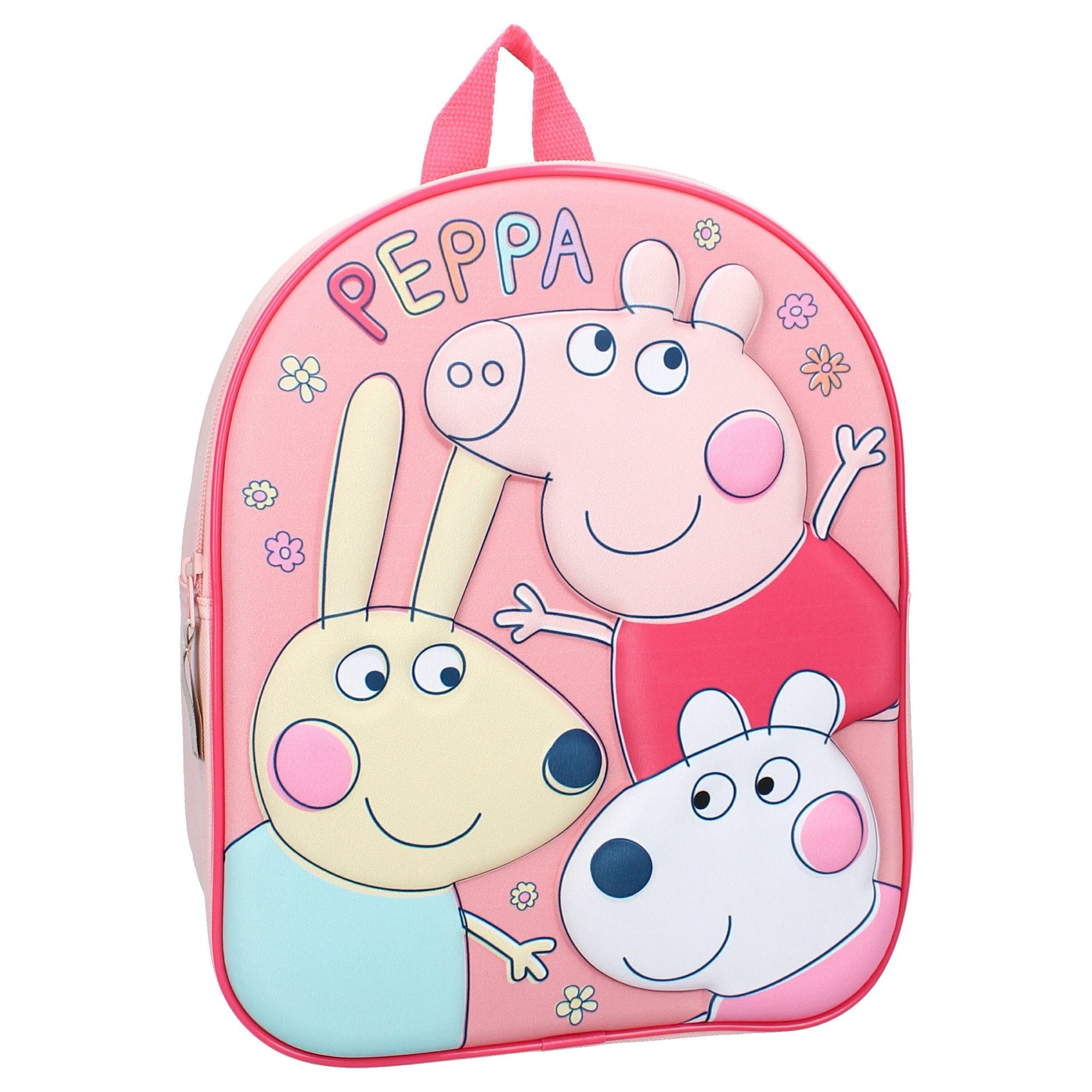 Peppa Pig Kinderrucksack Rucksack 3D „Simply Special“ – Perfekt für Schule und Ausflüge