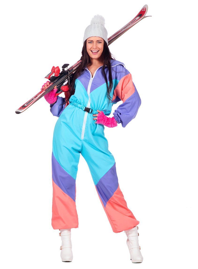Metamorph Kostüm 80er Skianzug, Für Skihaserl und Pistenkönige: ein Traum in Pastell!