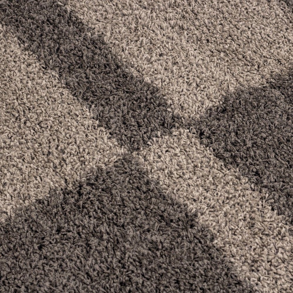 Hochflor-Teppich Langflorteppich modern Taupe 30 und äußerst mm pflegeleicht, rechteck, Höhe: Giantore