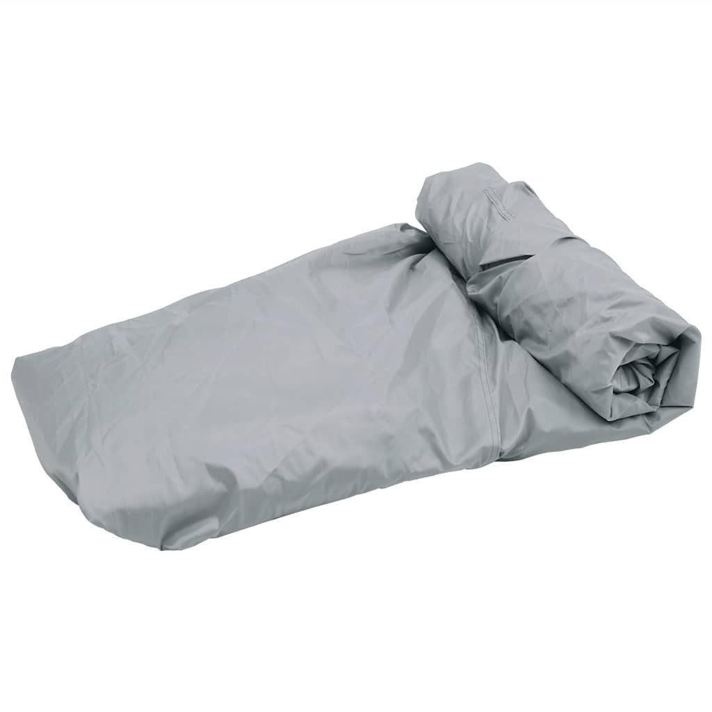 vidaXL Bodenschutzplane Bootsplane Grau 440x180x40 cm (1-St)
