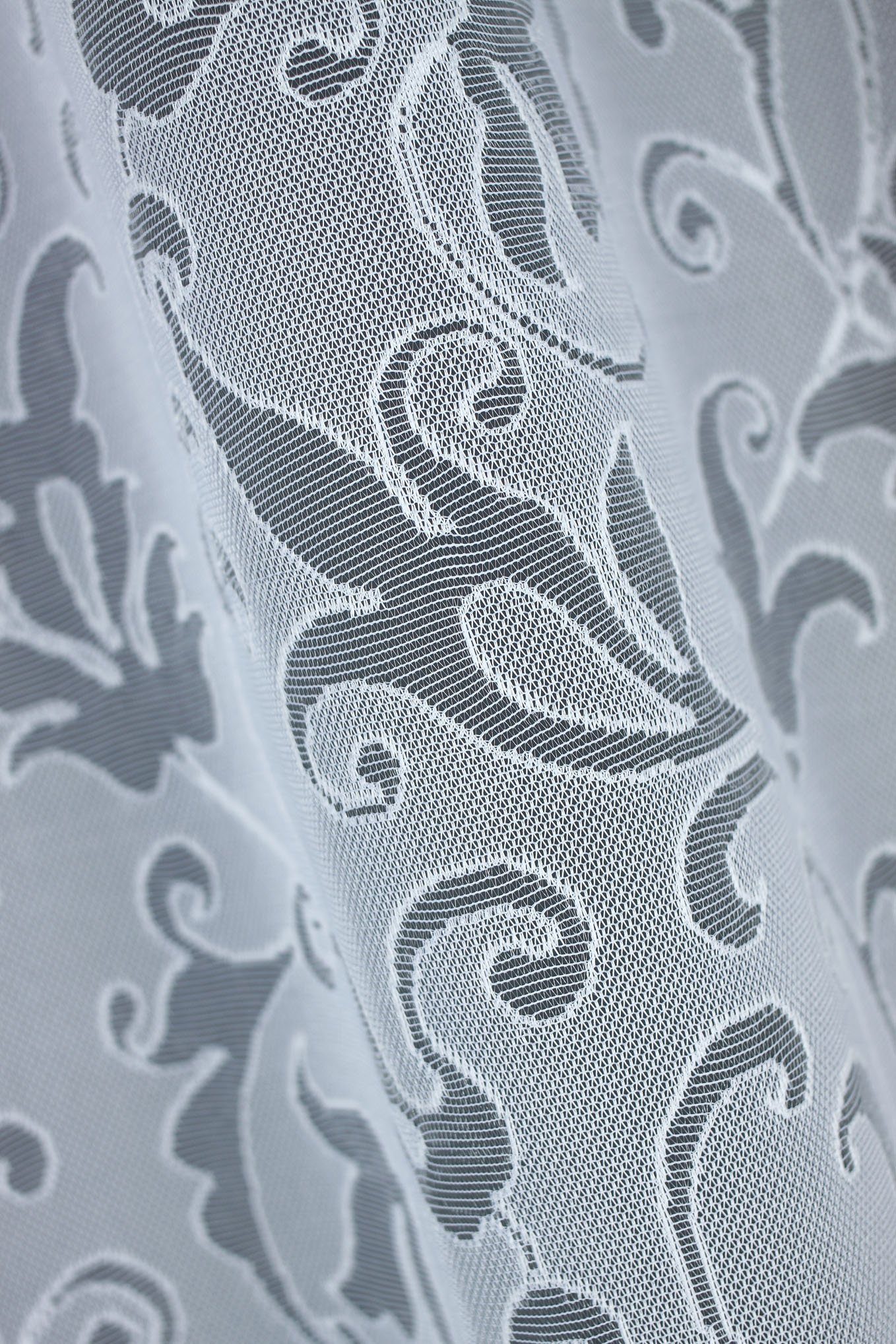 QBTEXTIL Gardine Giglio Bianco, Kräuselband günstig online kaufen
